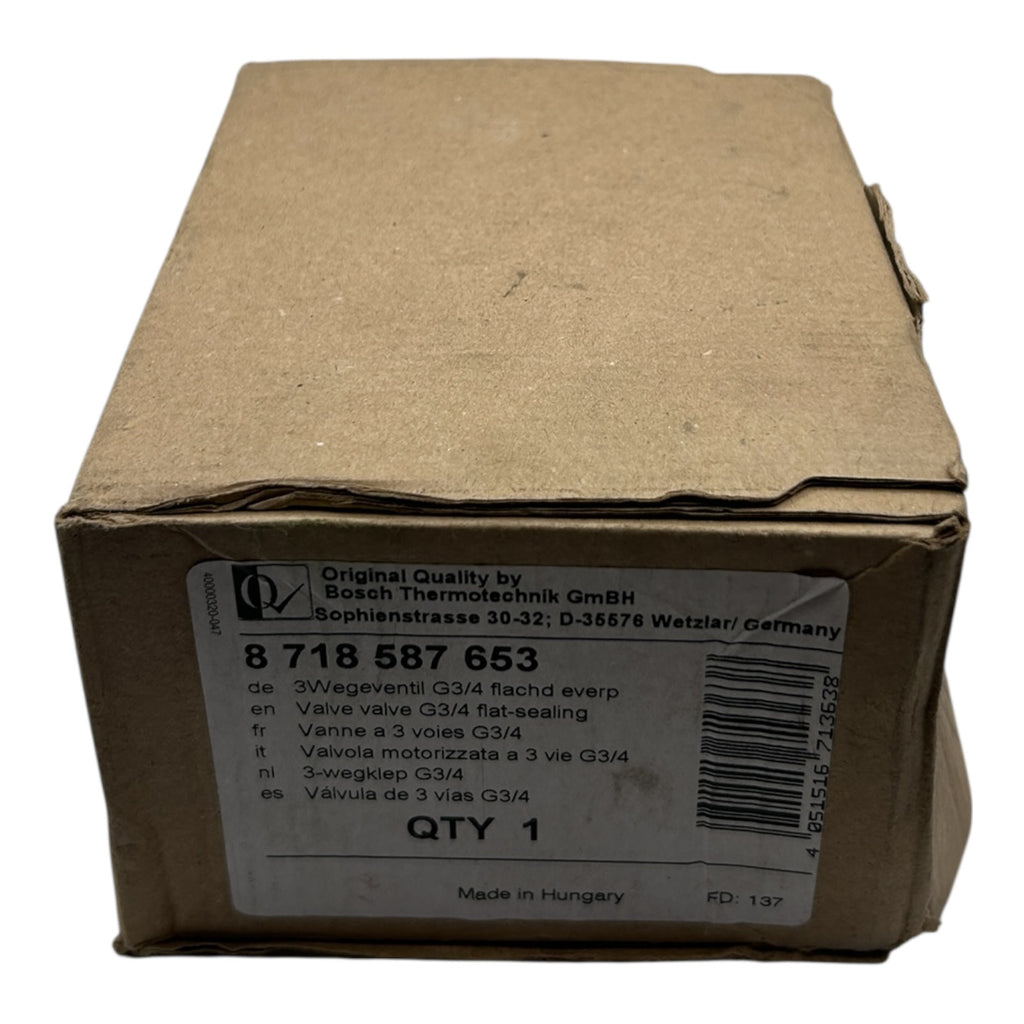 Bosch 8718587653 Ersatzteil TTNR: 3-Wege-Ventil G3/4 flachdichtend everp