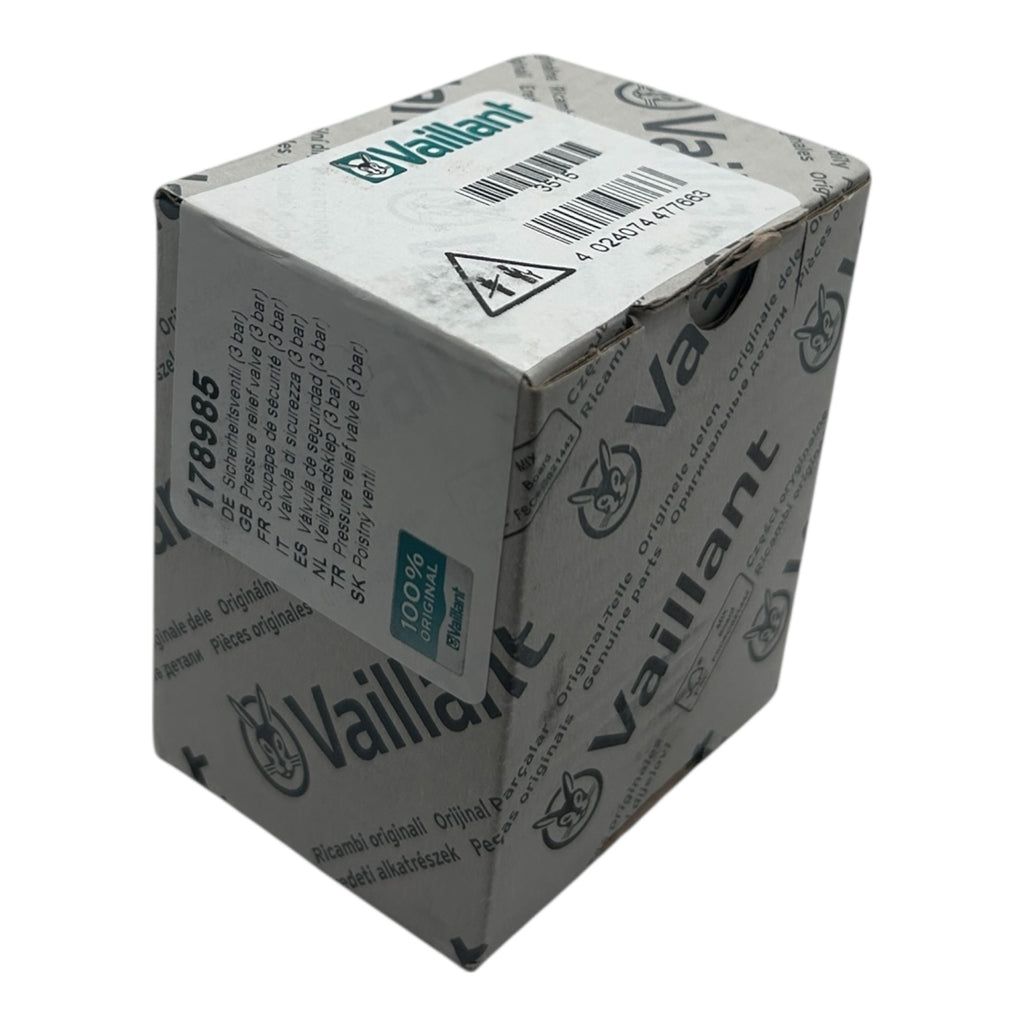 Vaillant Sicherheitsventil 178985 3 Bar VC / VCI / VCW