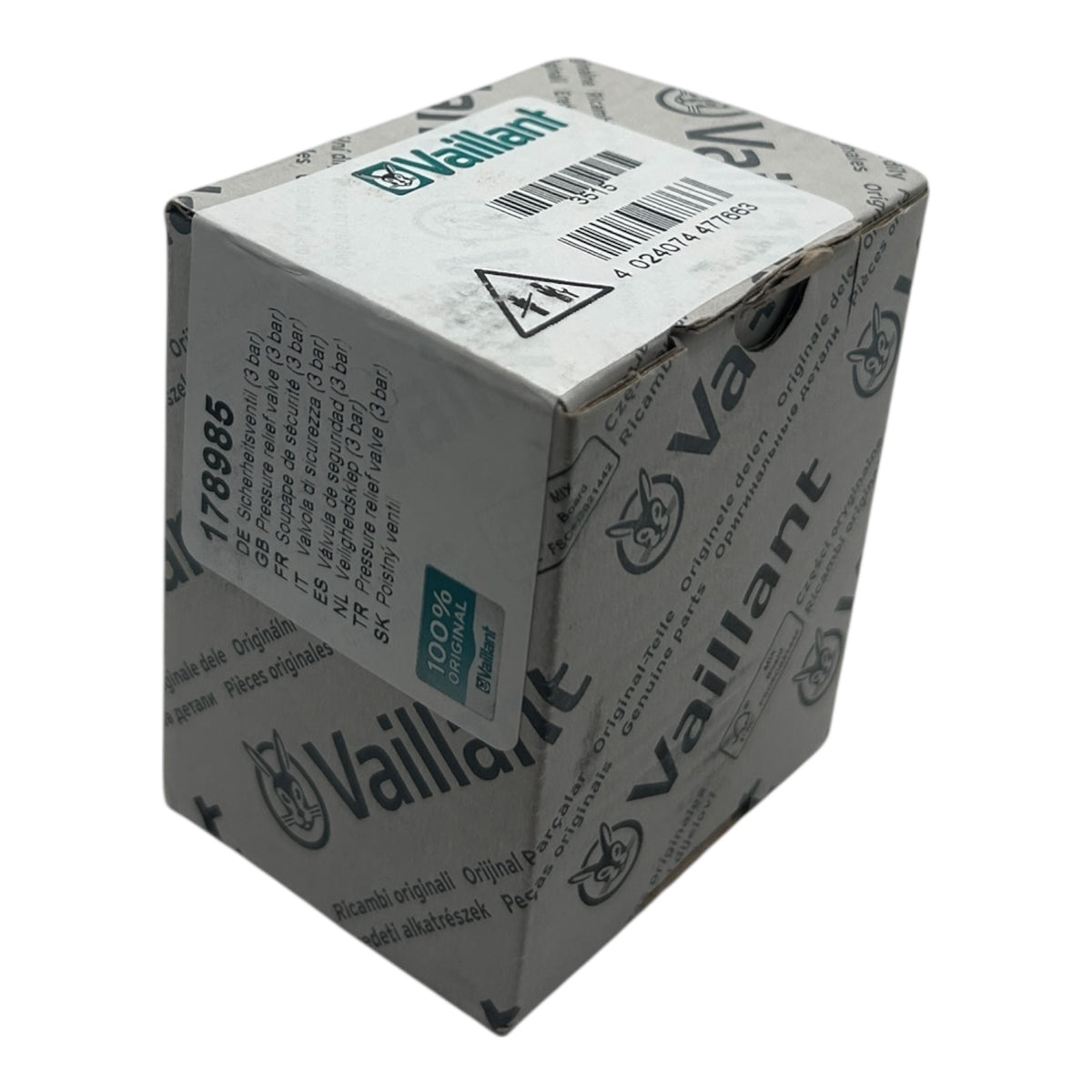 Vaillant Sicherheitsventil 178985 3 Bar VC / VCI / VCW