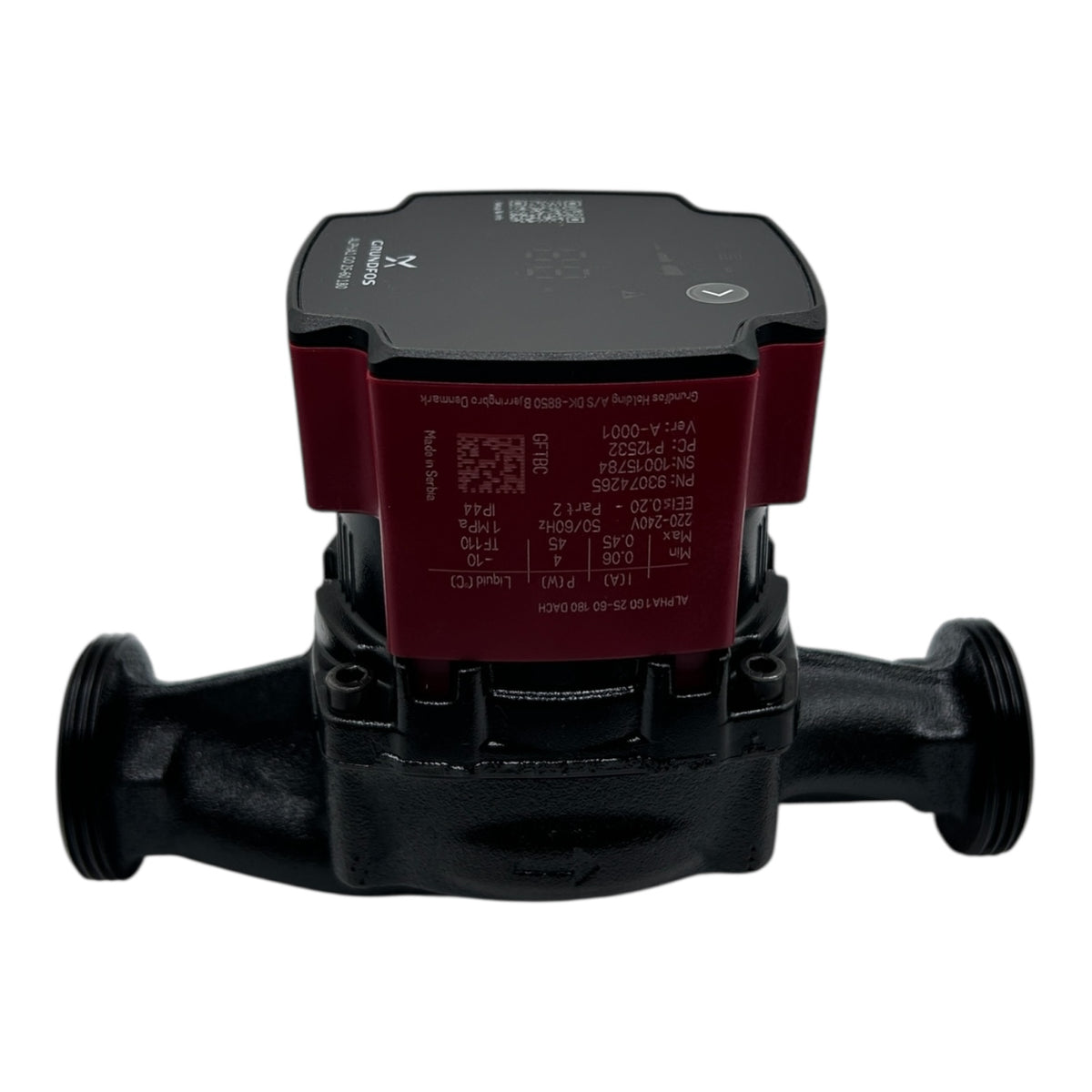 Grundfos 93074265 ALPHA1 GO Hocheffizienz-Umwälzpumpe 25-60 180, DN25, 180 mm,