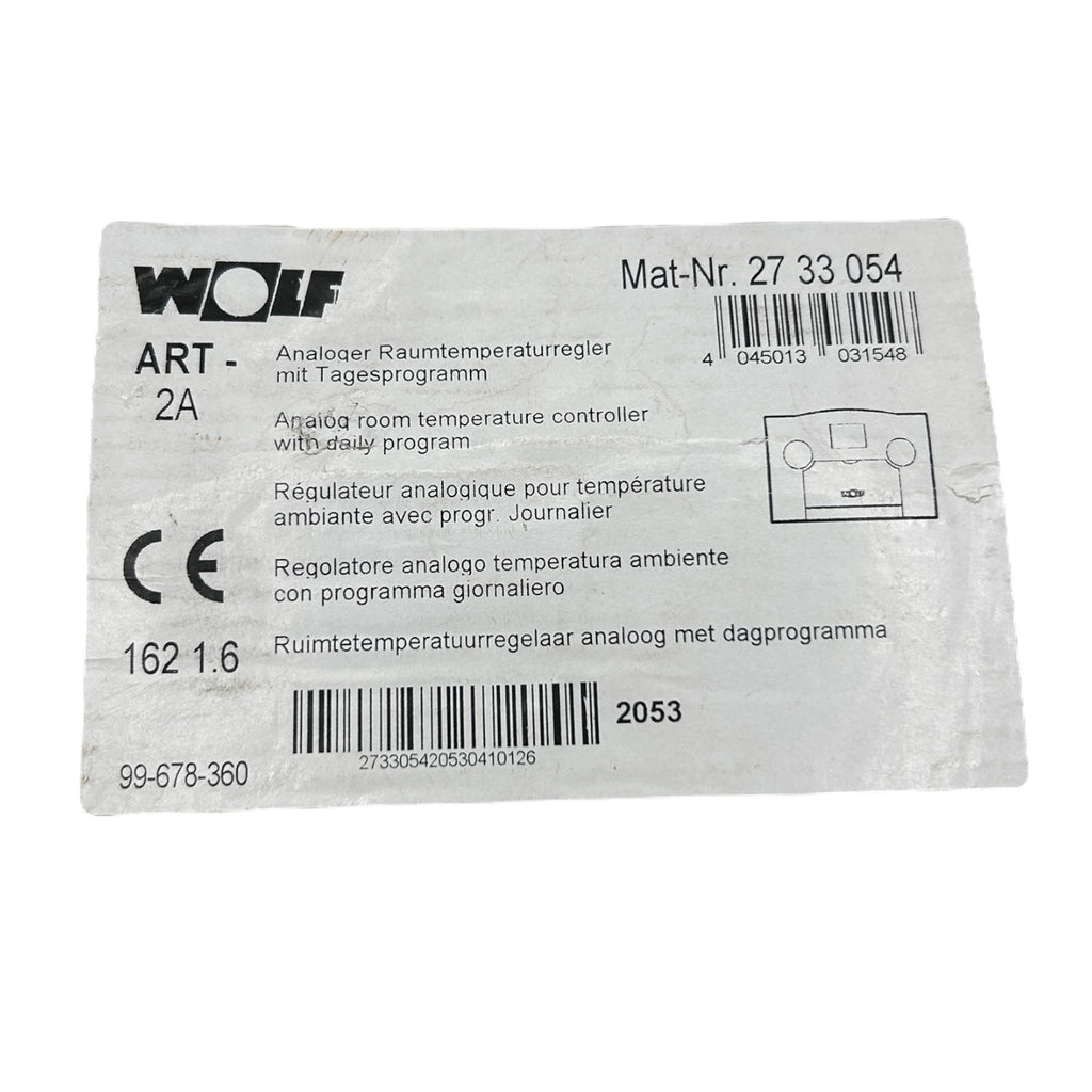 Wolf 2733054 ART Analoger Raum-Temperatur-Regler Thermostat/Steuerung Gastherme