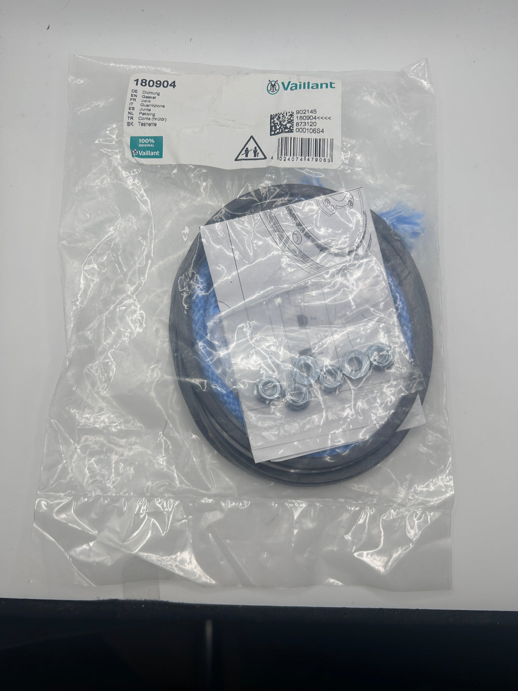 Vaillant Dichtung 180904 -Nr. , VC 656-E,656/4-7, Flansch Wärmetauscher