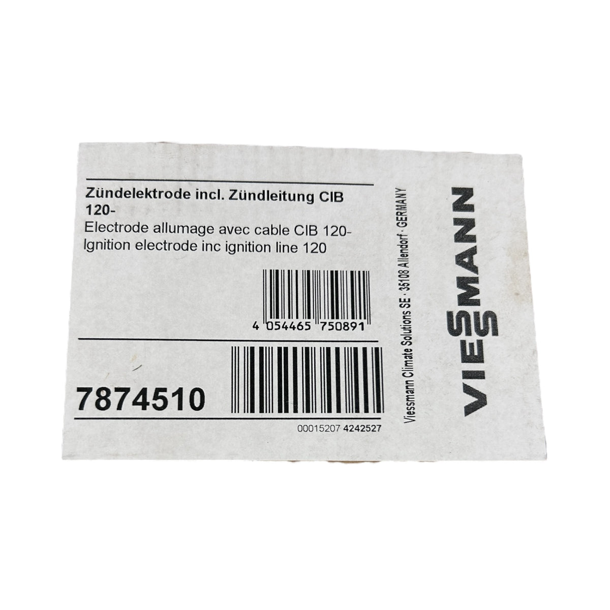 Elektrode Zündelektrode incl. Zündleitung CIB 120-VIESSMANN 7874510 Zündelektrod