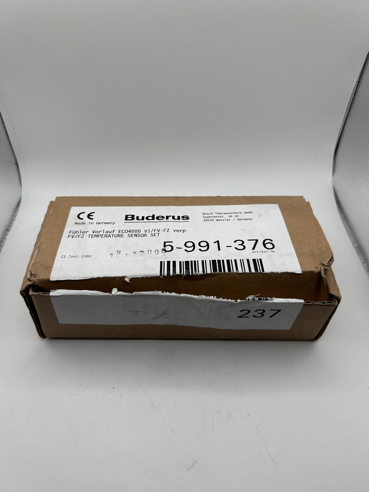 Buderus 5991376 Vorlauffühler ECO4000 V1/FV-FZ verp Temperatursensorset
