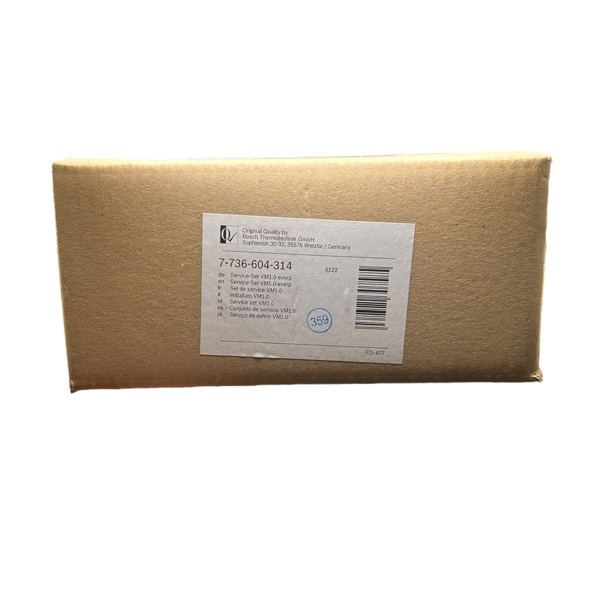 Service-Set VM 1.0 everp, Bosch 7736604314, für GC7000F/iF 15-50, KBRC 22-50/1