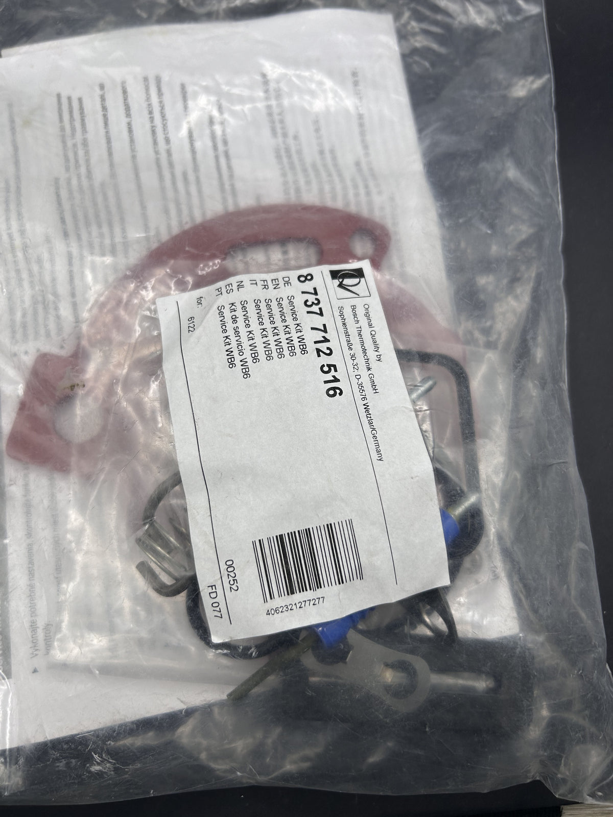 Buderus Service Set WB6 für GB172 u GB182i 14 kW 20 kW 24 kW 8737712516 Wartung