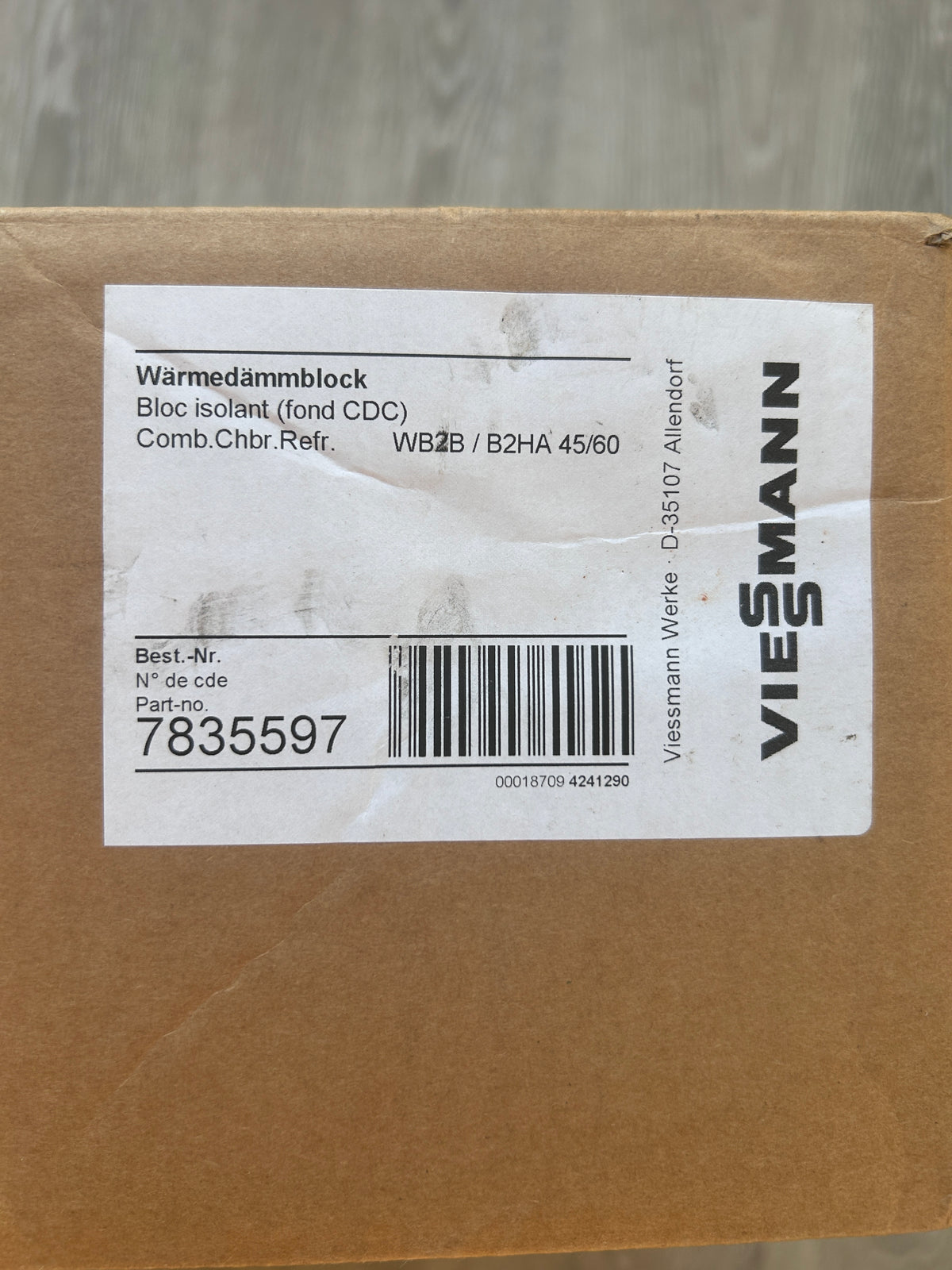 Viessmann Wärmedämmblock 7835597 Ersatzteil für diverse Vitodens 200-W Modelle