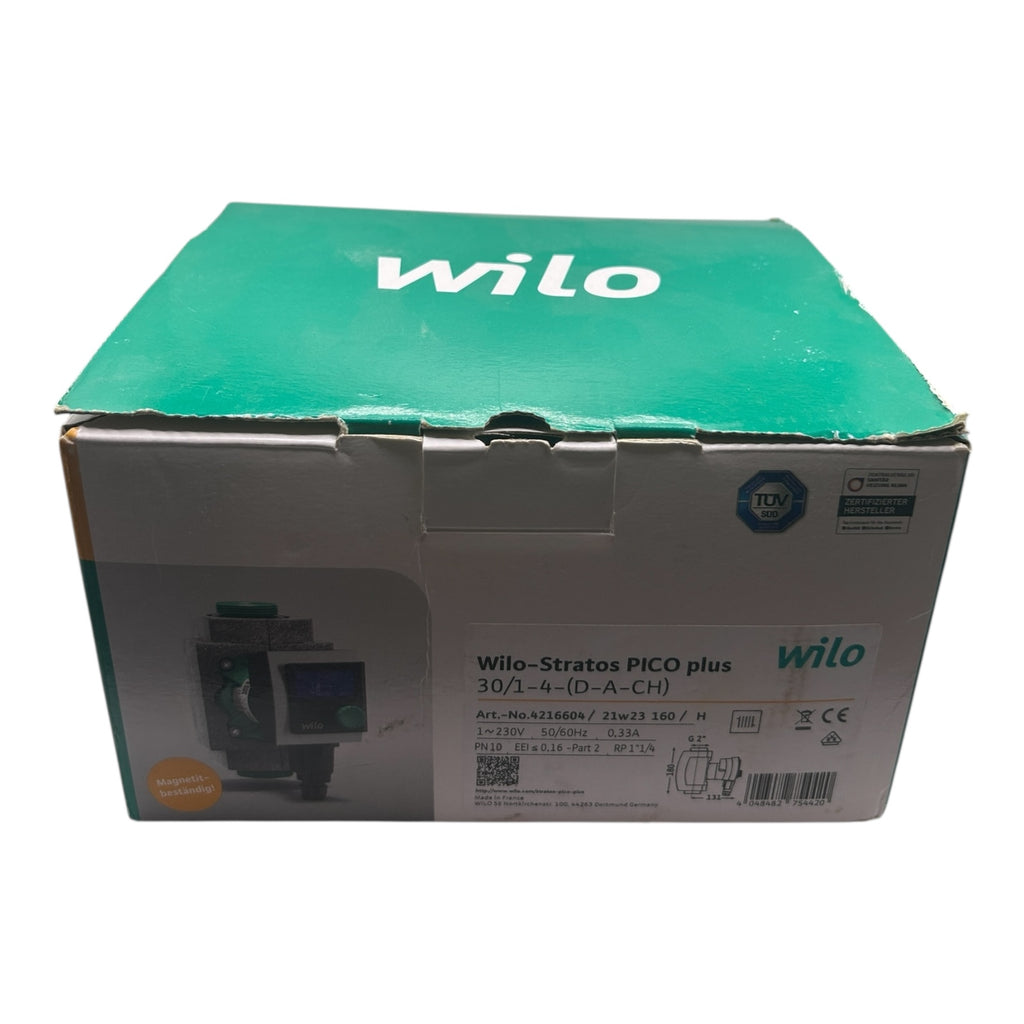 Wilo 4216604 Stratos PICO plus 30/0,5-4 Heizungspumpe BL=180mm | 230V / 0,33A |