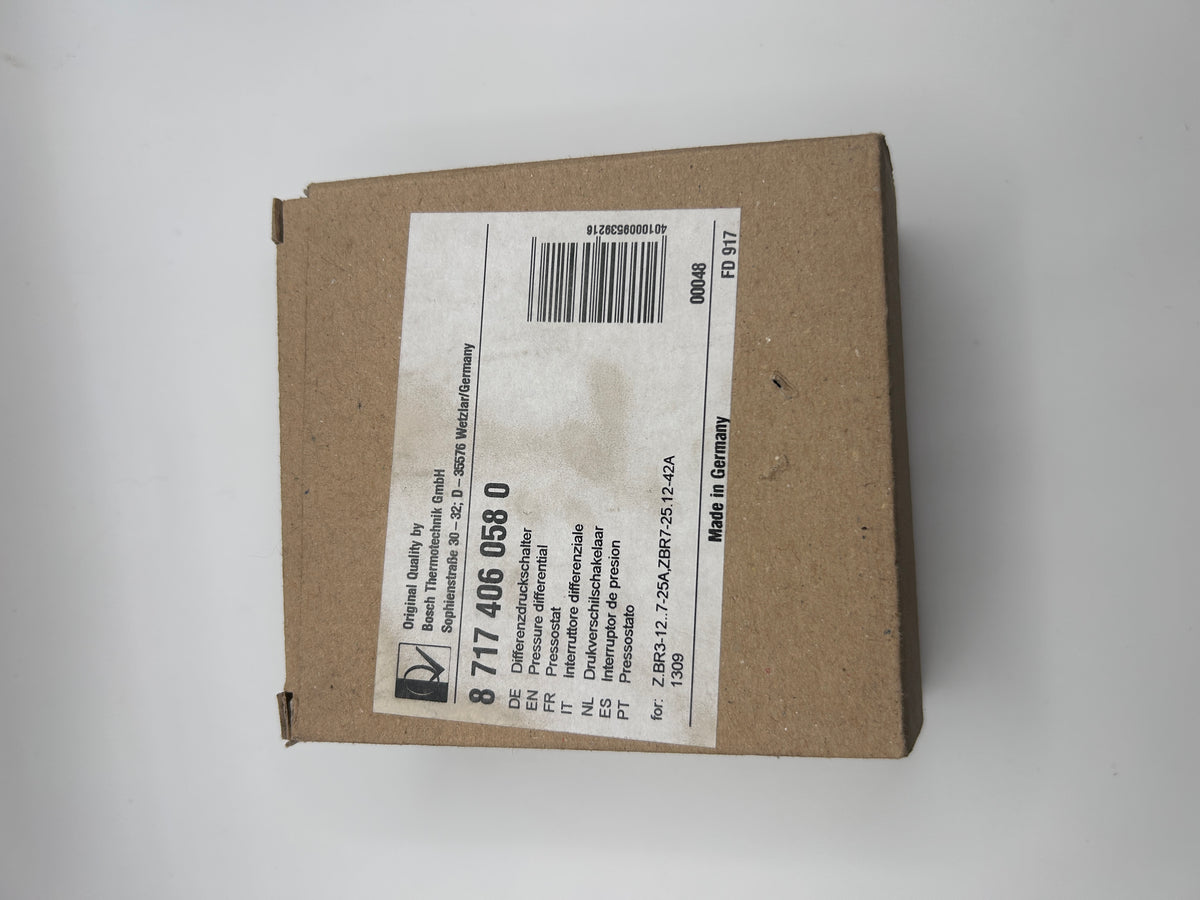 Buderus 87174060580 Junkers Druckdose DIFFERENZDRUCKSCHALTER ZSBR ZWBR 3-12 7-25