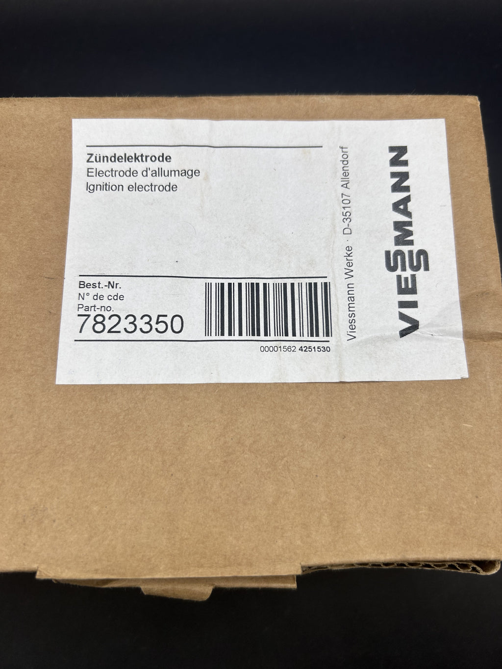 Viessmann Zündelektrode 7823350 für Vitodens 300 Serie 13/19 kW Vitotronic ab 20