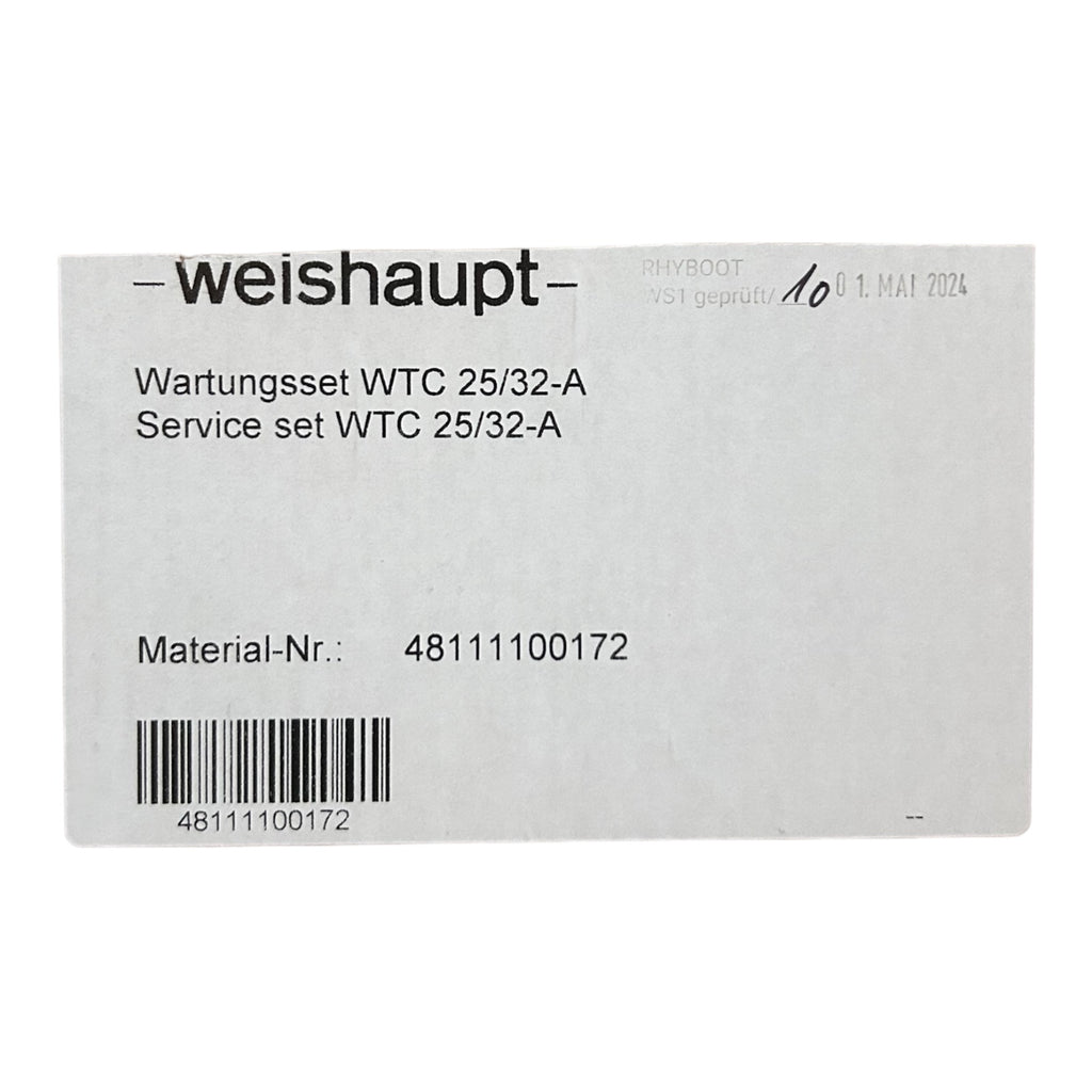 Wartungsset für WTC 25 + 32 A Weishaupt 48111100172 Zündelektrode Ionisationsele