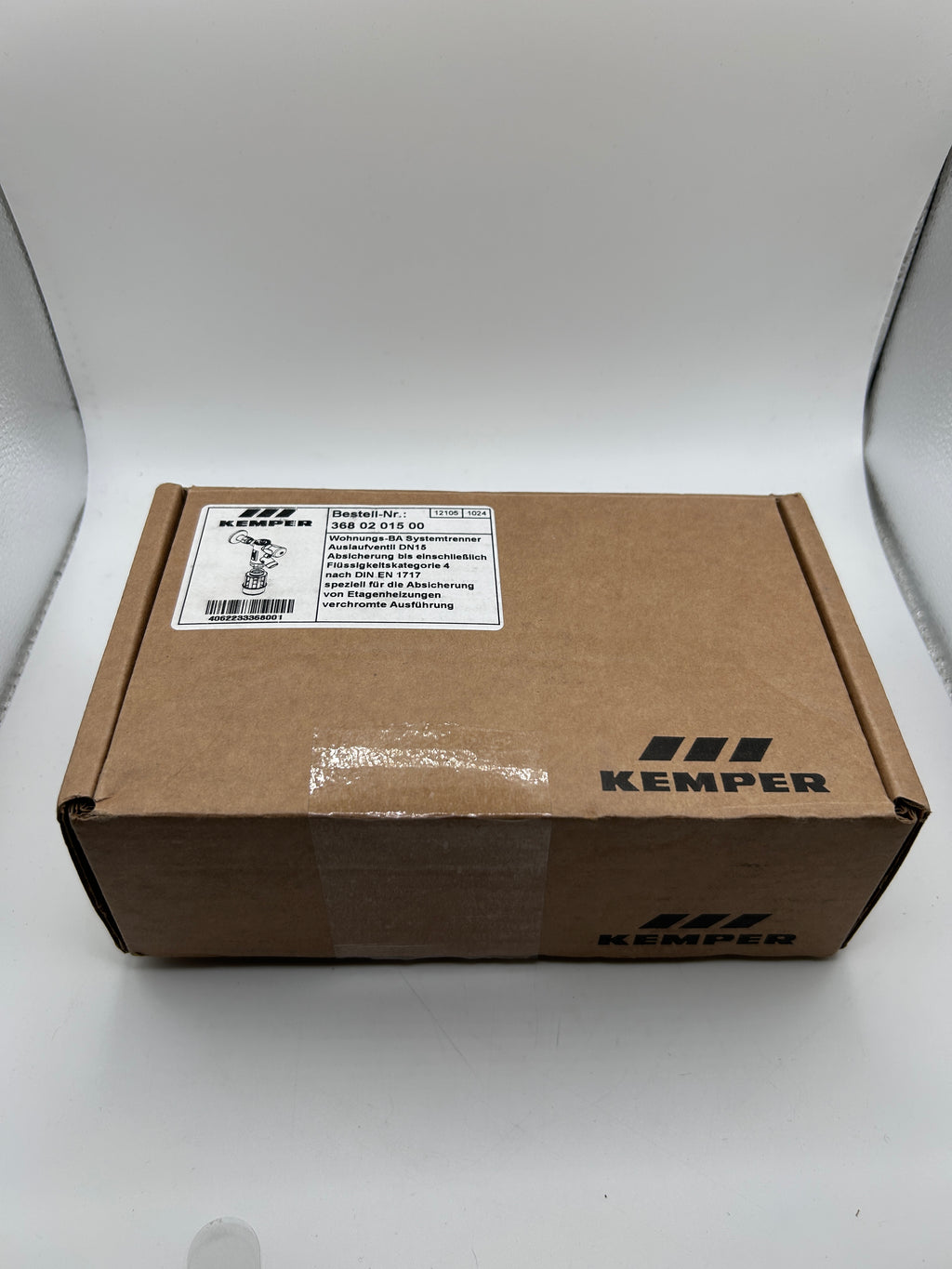 Kemper 3680201500 Systemtrenner Auslaufventil 1/2" 3/4" verchromt Wohnungs-BA