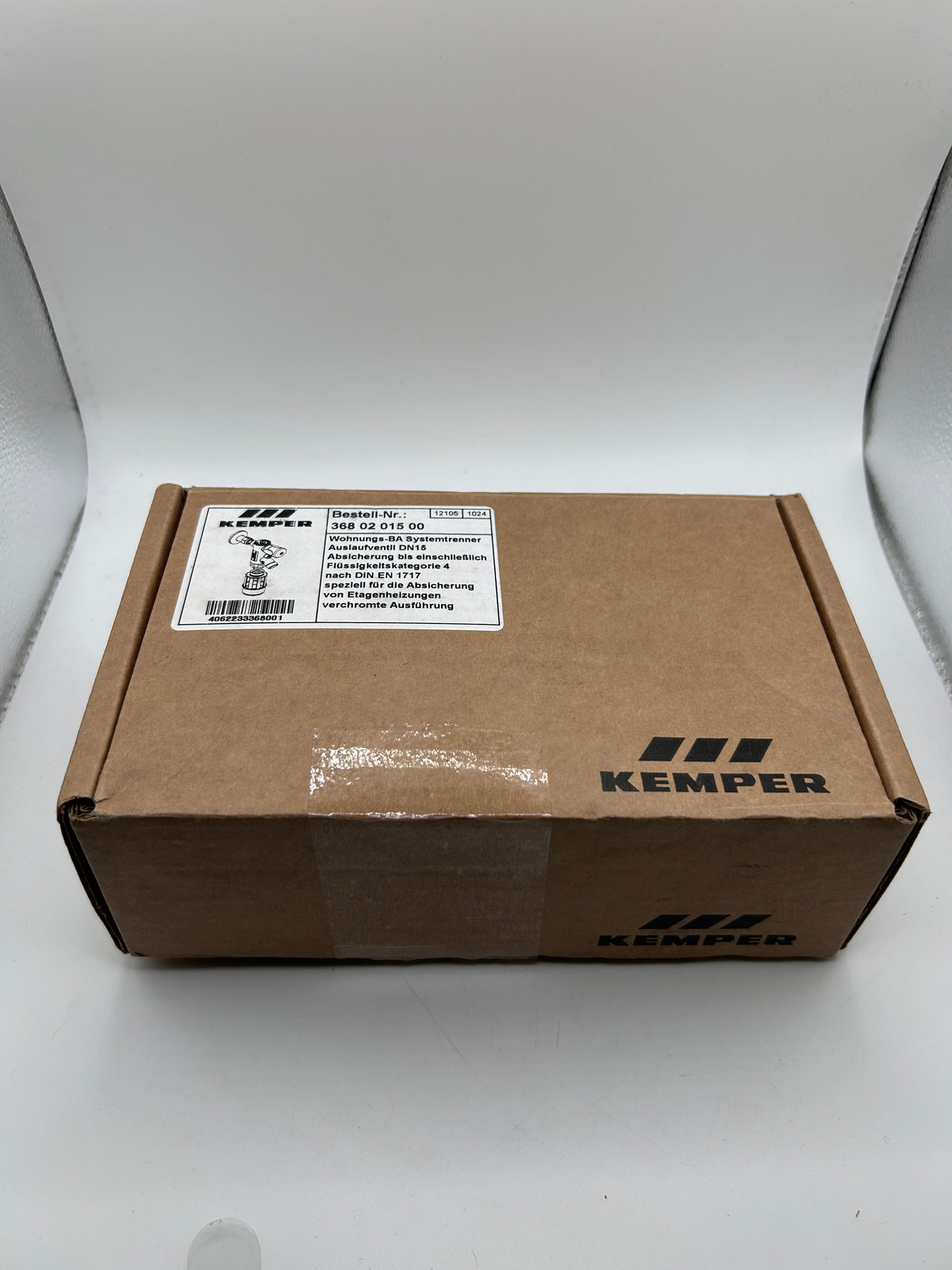 Kemper 3680201500 Systemtrenner Auslaufventil 1/2" 3/4" verchromt Wohnungs-BA