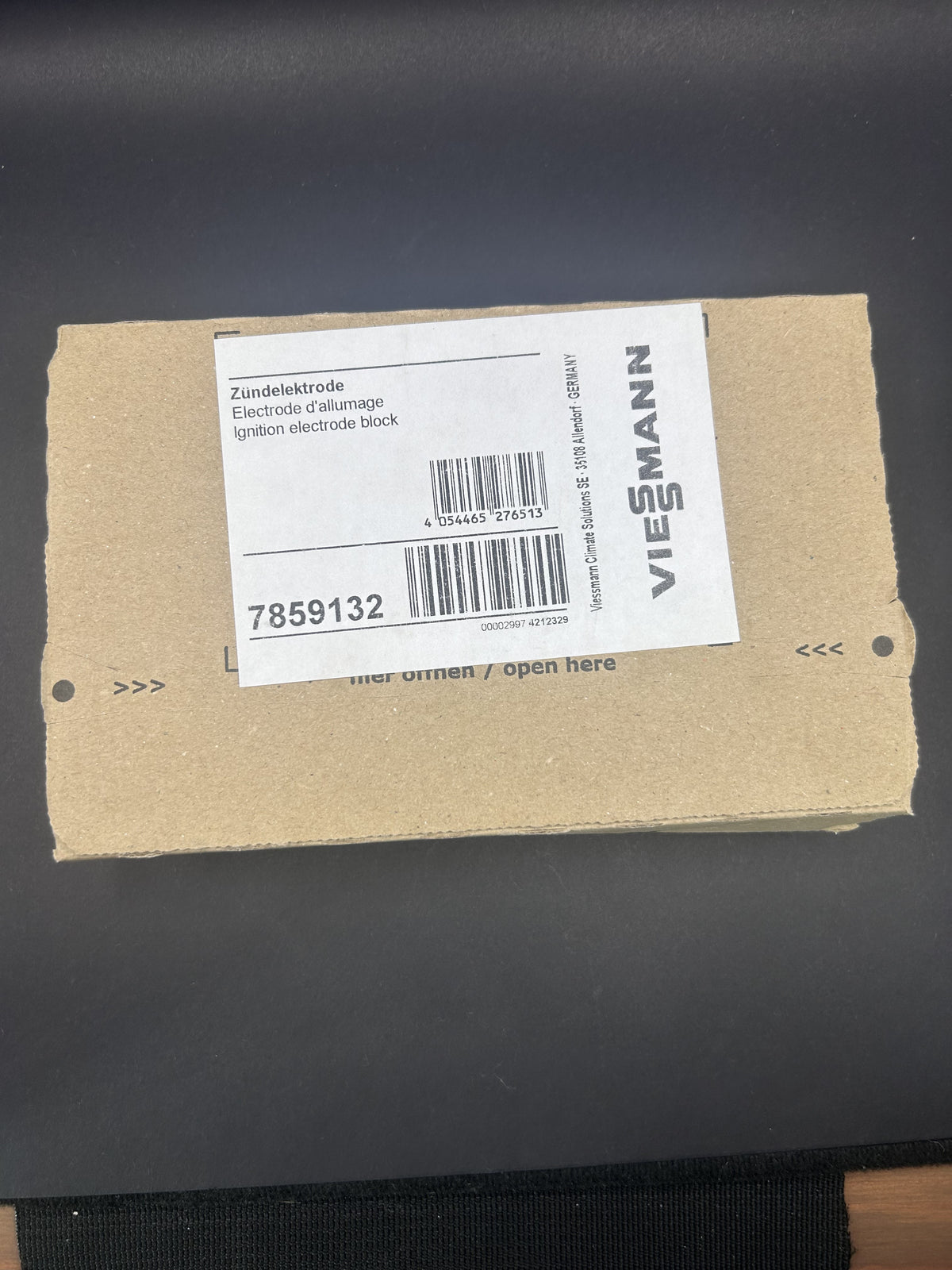Viessmann Zündelektrode 7859132 Vitodens, Vitovalor 11-32kW geöffnet
