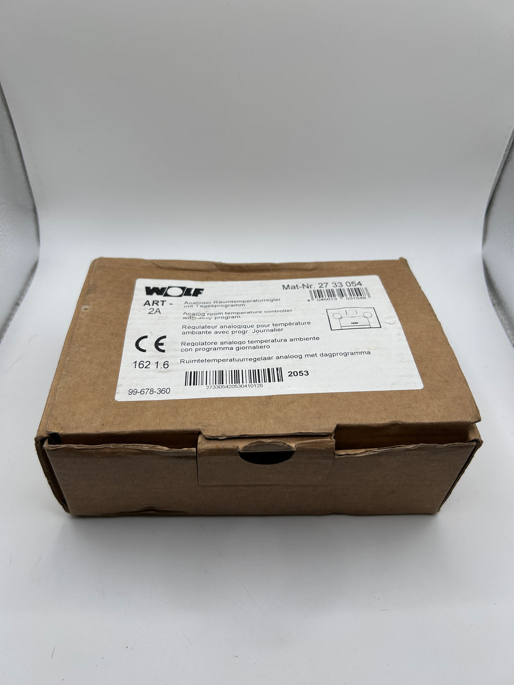 Wolf 2733054 ART Analoger Raum-Temperatur-Regler Thermostat/Steuerung Gastherme