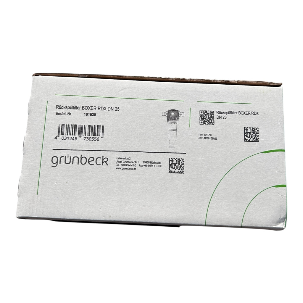 Grünbeck 101530 Boxer RDX Rückspülfilter mit Druckminderer 1 Zoll Wasserfilter