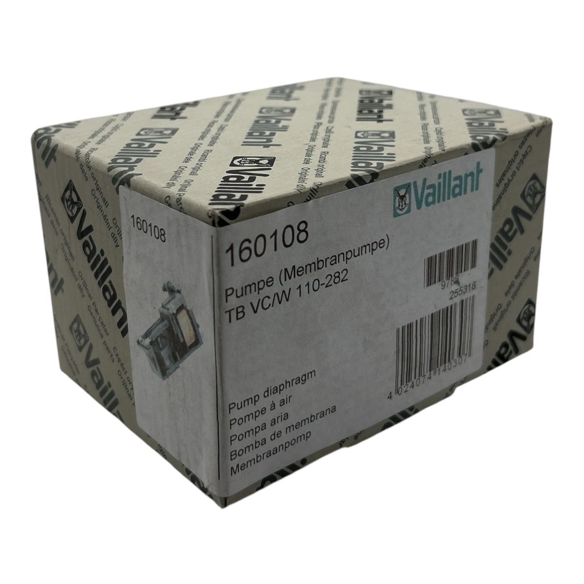 Membranpumpe VAILLANT Membranpumpe 160108 / 16-0108 VC VCW 110-282 Membran Pumpe