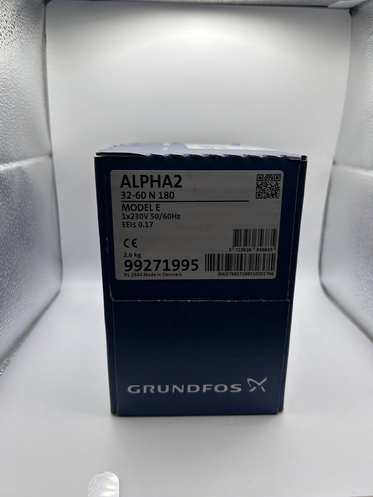 GRUNDFOS Hocheffizienz Umwälzpumpe ALPHA2 32-60 N Edelstahl 180mm, G 2, 99271995