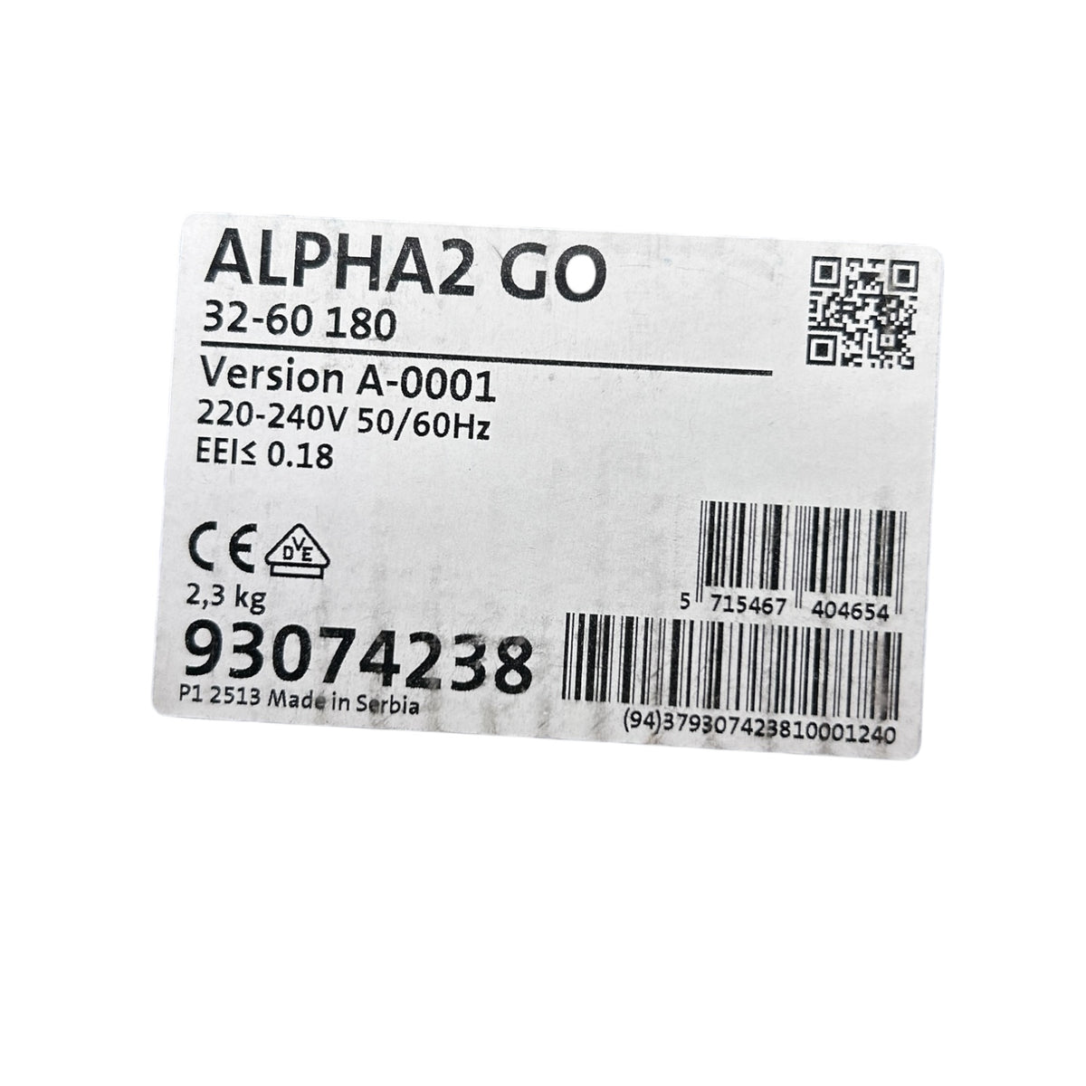 Grundfos 93074238 Alpha 2 GO 32-60 180mm Bluetooth Heizungspumpe Umwälzpumpe 3
