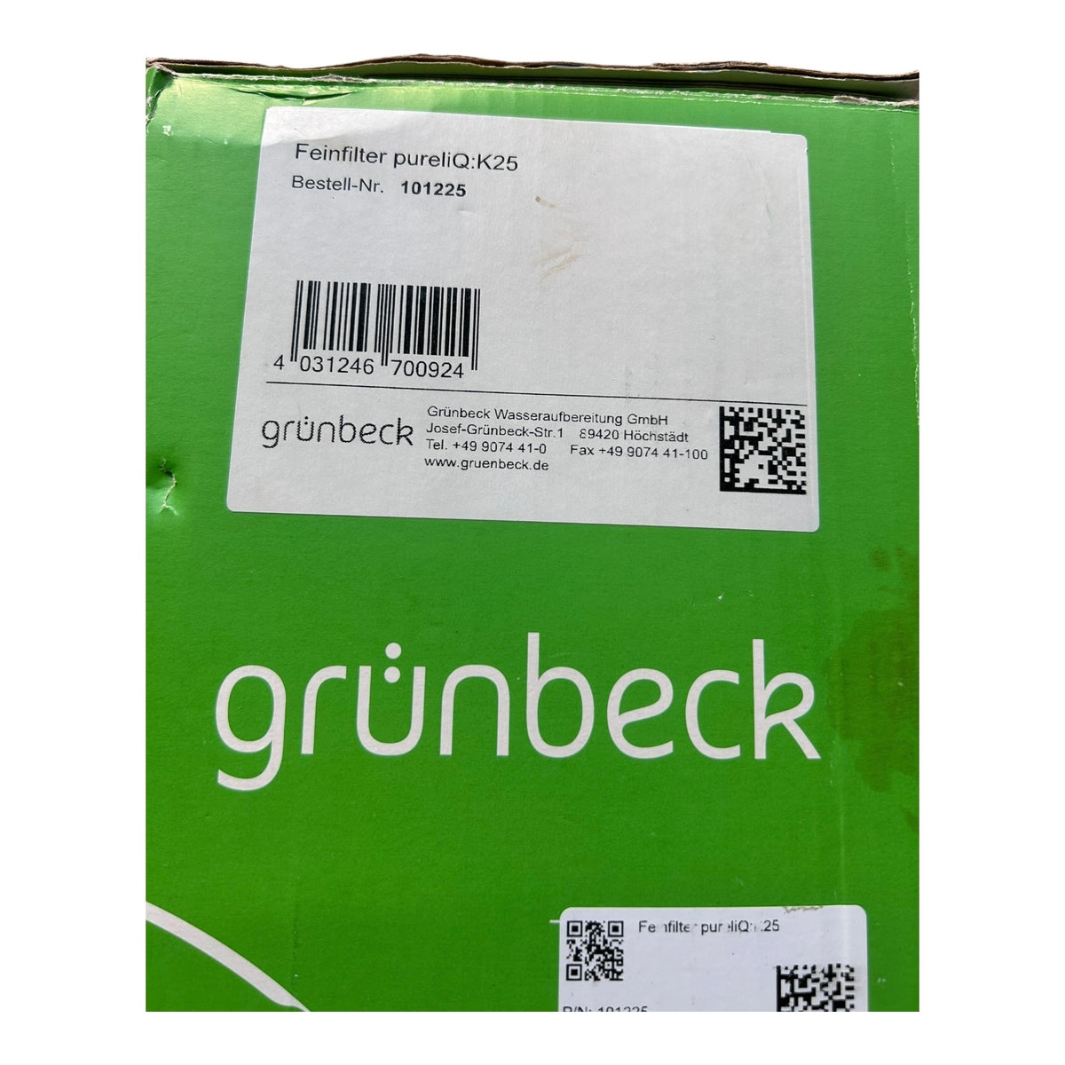 Grünbeck Wasserfilter pureliQ:K25 101225