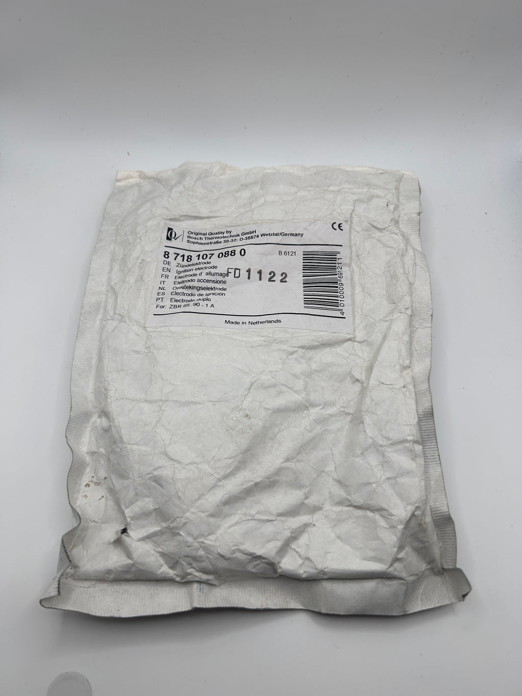 Buderus Junkers Zündelektrode 87181070880 JG096-Bosch - - Nr für ZBR 65..90-1A