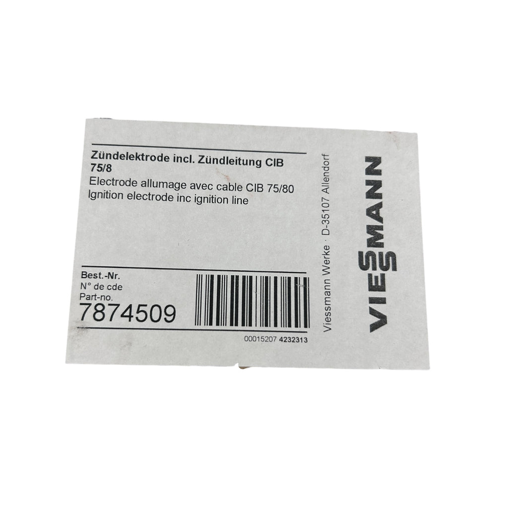 Viessmann Zündelektrode 7874509 Zünd Elktrodenblock Dichtung und Zündleitung