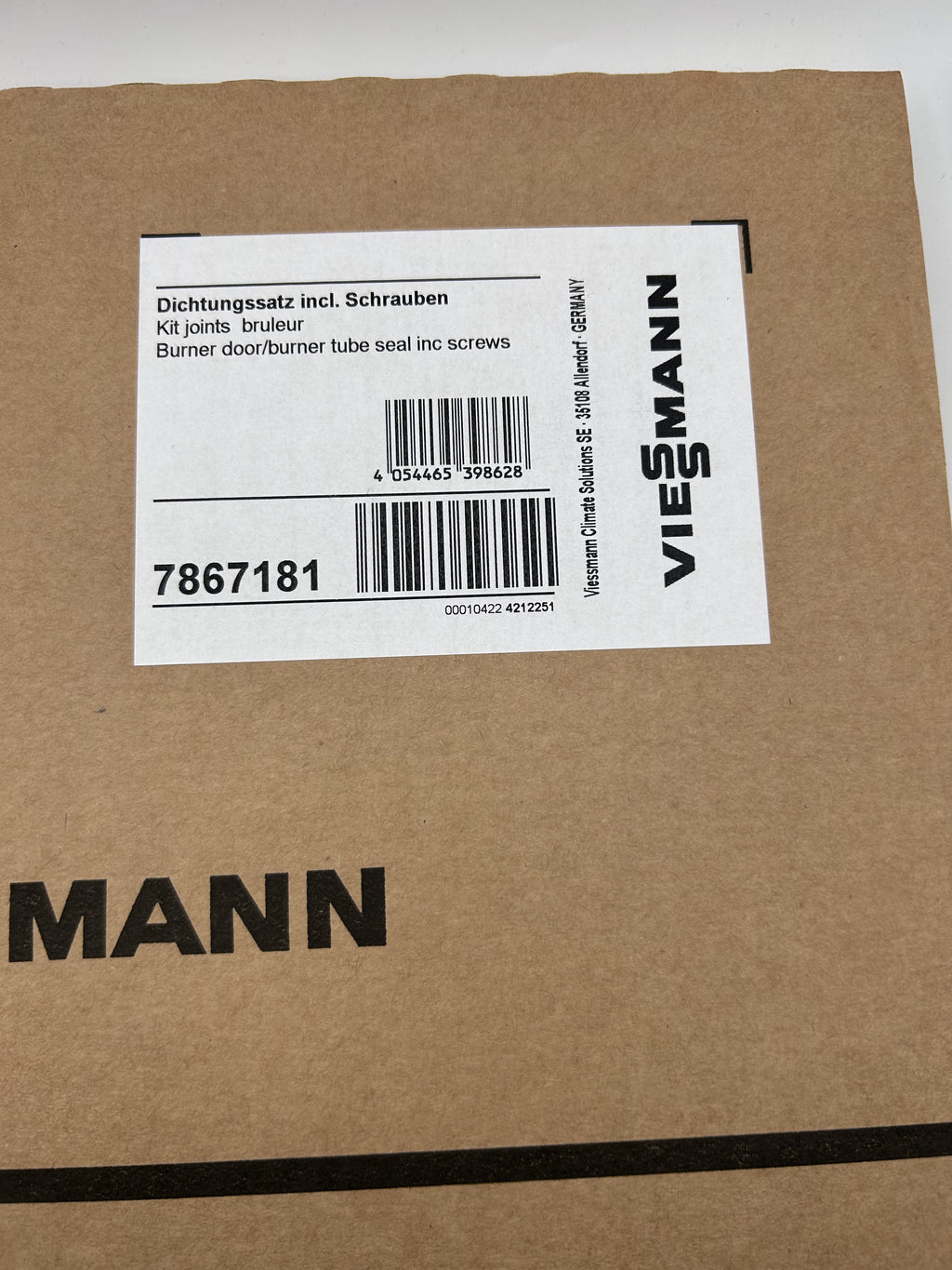 Viessmann 7867181 Dichtungssatz incl. Schrauben