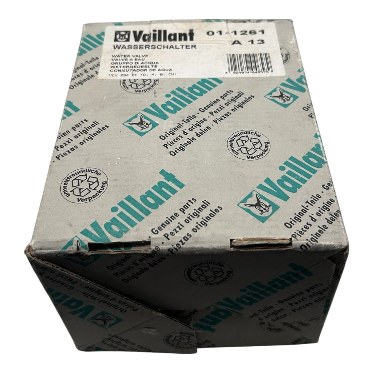Vaillant 011261 Wasserschalter VCW 254 + 2 XE 255/2 256E