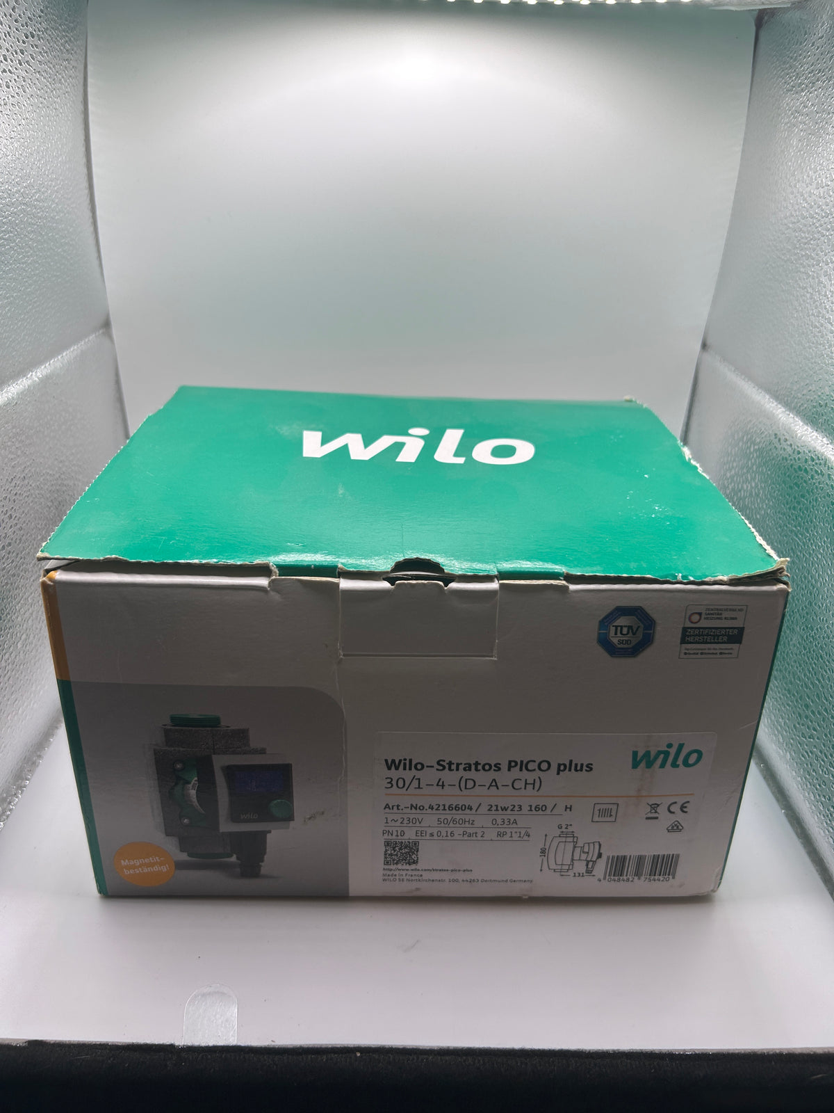 Wilo 4216604 Stratos PICO plus 30/0,5-4 Heizungspumpe BL=180mm | 230V / 0,33A |