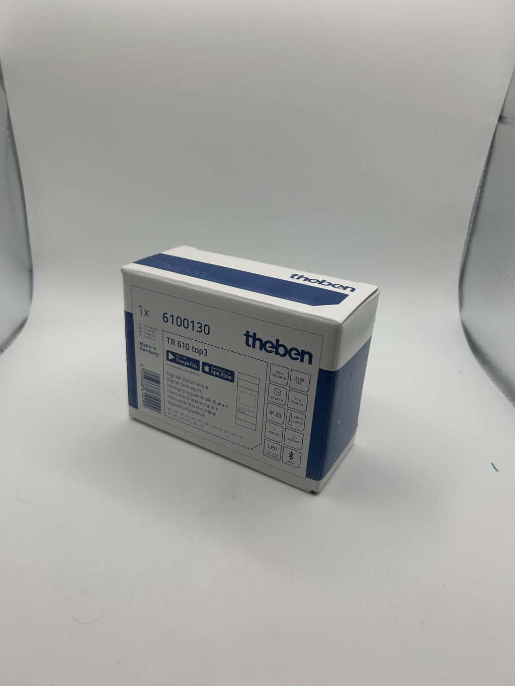 Theben 6100130 Zeitschaltuhr Digital TR610 TOP3 Display 1 Kanal Gangreserve