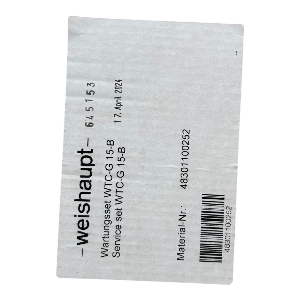 Weishaupt Set WTC-GW GB 15-B Zündelektrode Dichtung 48301100252 ers. 48301100232