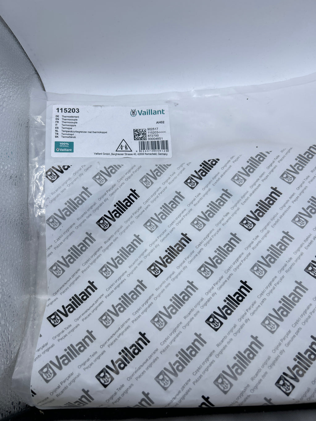 Vaillant 115203 Temperaturbegrenzer MAG Herst-Nr.