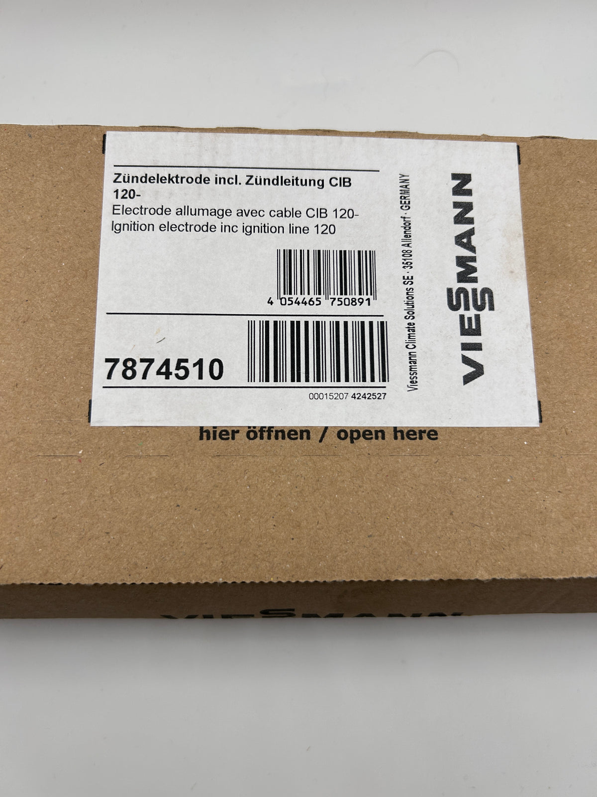 Elektrode Zündelektrode incl. Zündleitung CIB 120-VIESSMANN 7874510 Zündelektrod