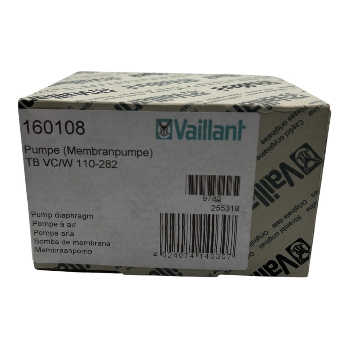 Membranpumpe VAILLANT Membranpumpe 160108 / 16-0108 VC VCW 110-282 Membran Pumpe