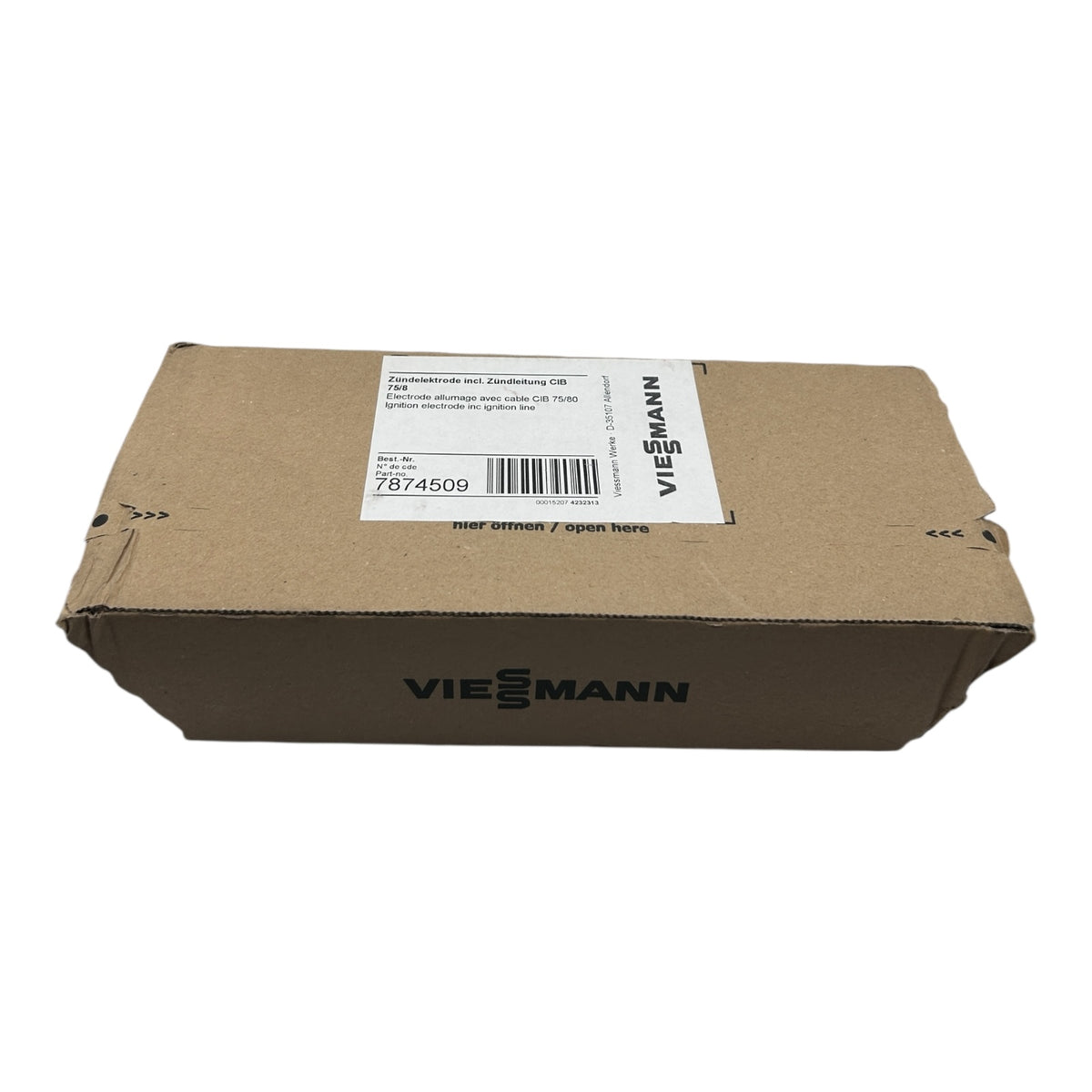 Viessmann Zündelektrode 7874509 Zünd Elktrodenblock Dichtung und Zündleitung