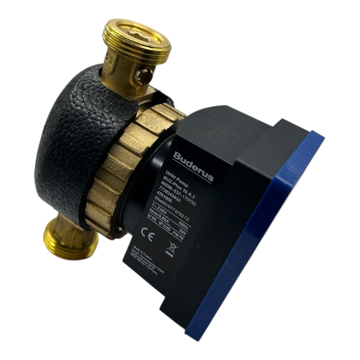 Buderus 7738342433 Logafix BUZ-Plus 15 A.3 Trinkwasser-Zirkulationspumpe BL138mm