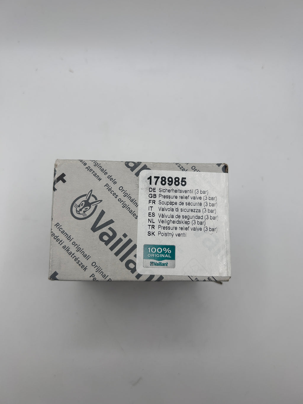 Vaillant Sicherheitsventil 178985 3 Bar VC / VCI / VCW