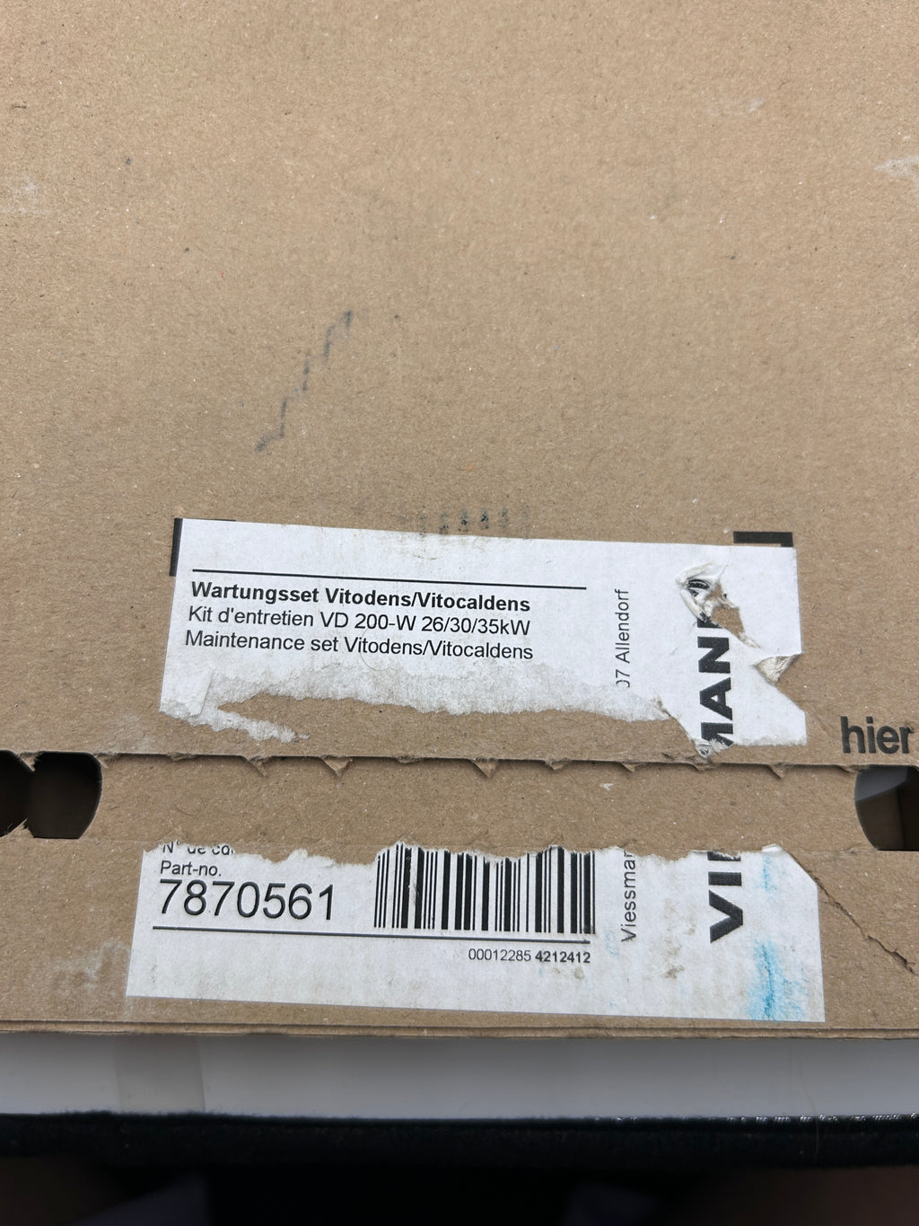 Viessmann 7870561 Wartungsset Elektroden Vitodens 200-W 222-F Vitocaldens 222-F