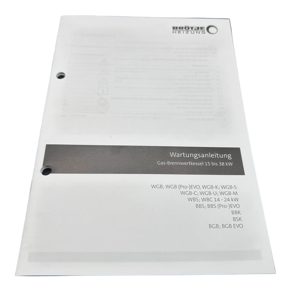 Brötje Wartungsset 7630553 WGB EVO 15-28 KW G BBS Brennerdichtung Zündelektrode