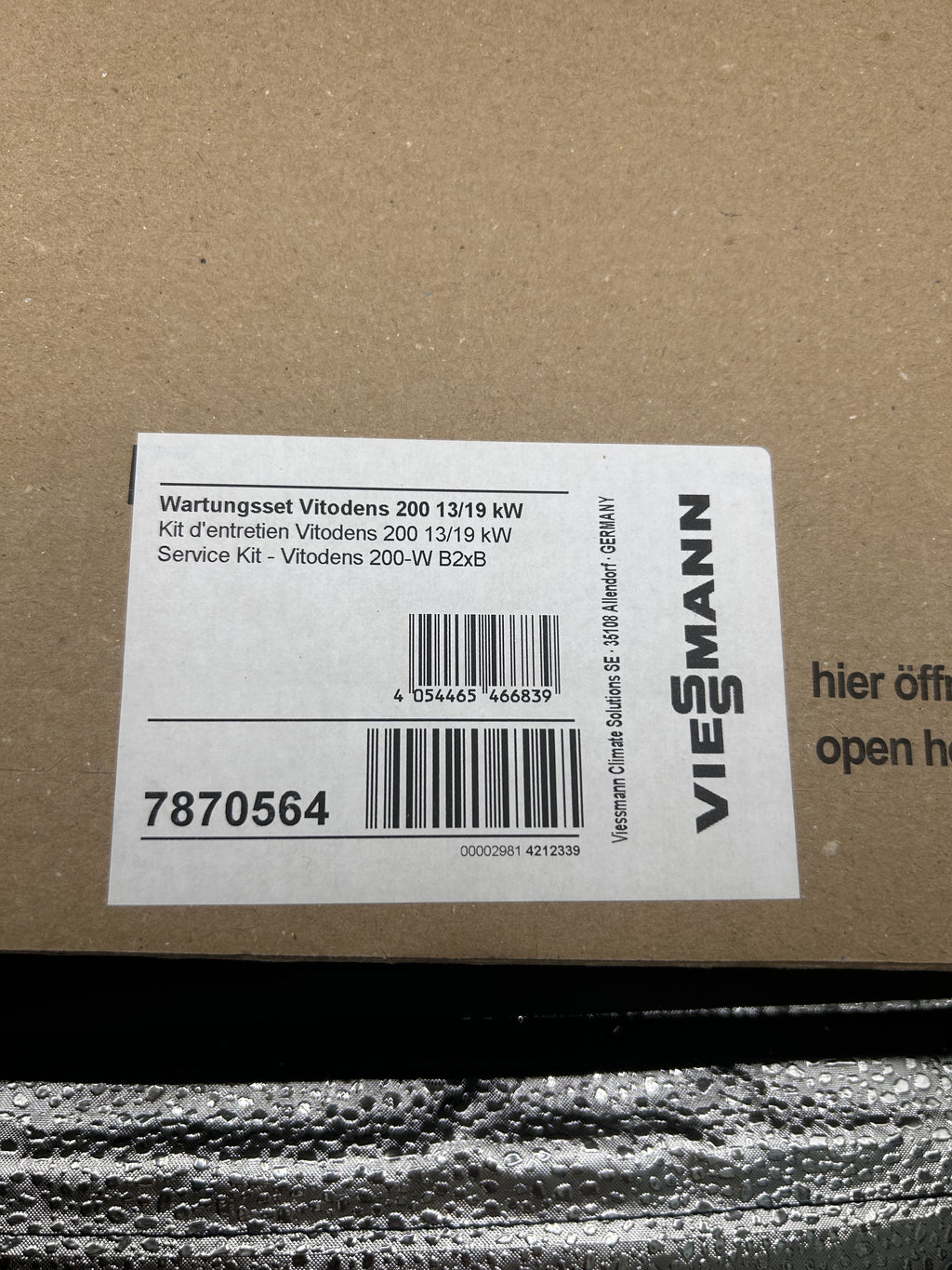 Viessmann 7870564 Wartungsset Vitodens 200-W 13/19 kW ab BJ 2016