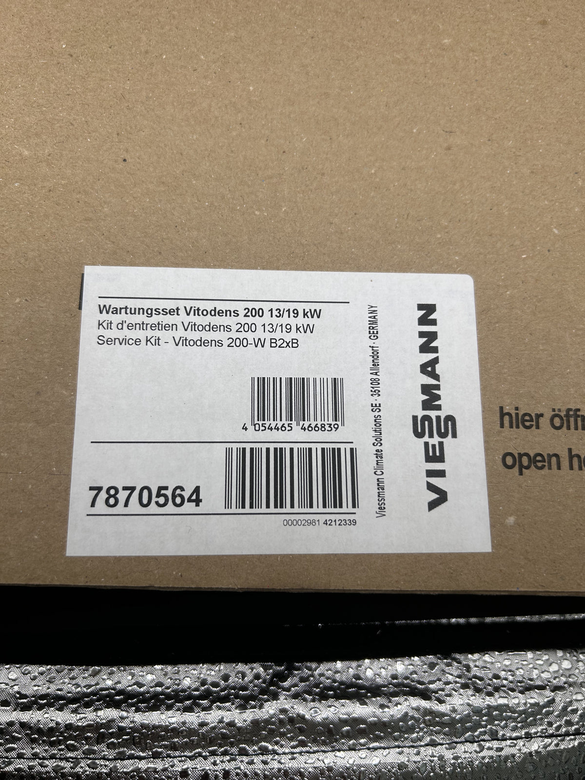 Viessmann 7870564 Wartungsset Vitodens 200-W 13/19 kW ab BJ 2016