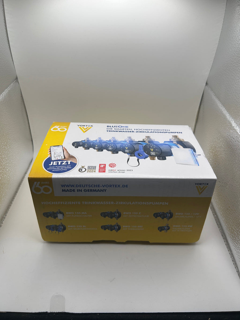 Vortex 433-111-001 BlueOne Zirkulationspumpe BlueOne BWO 155 V ohne Regelmodul -