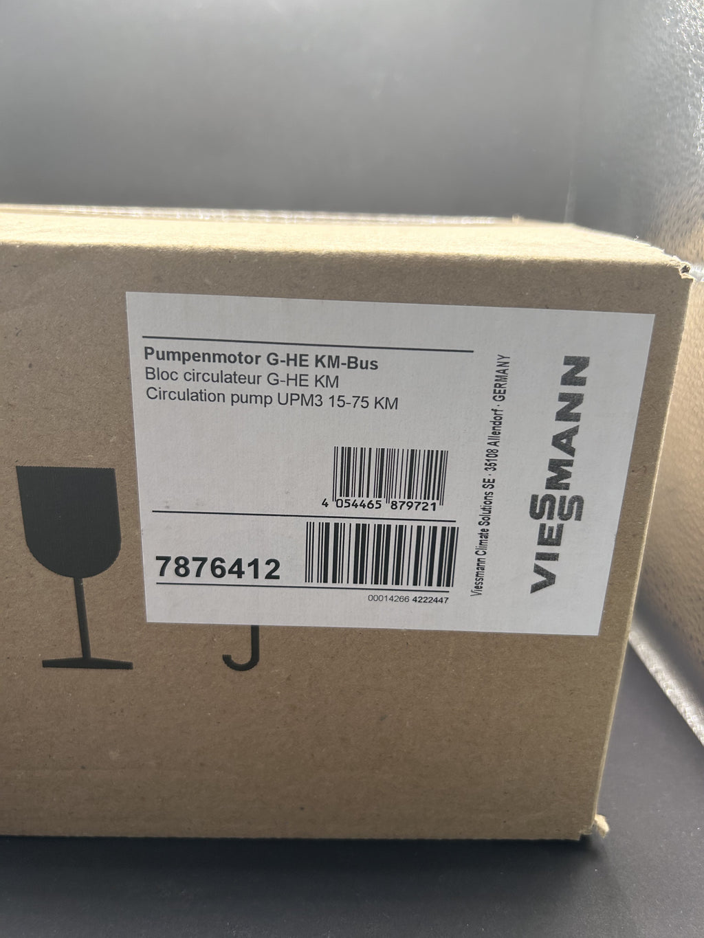 Viessmann Pumpenmotor G-HE KM-Bus 7876412 Vitodens Vitoladens