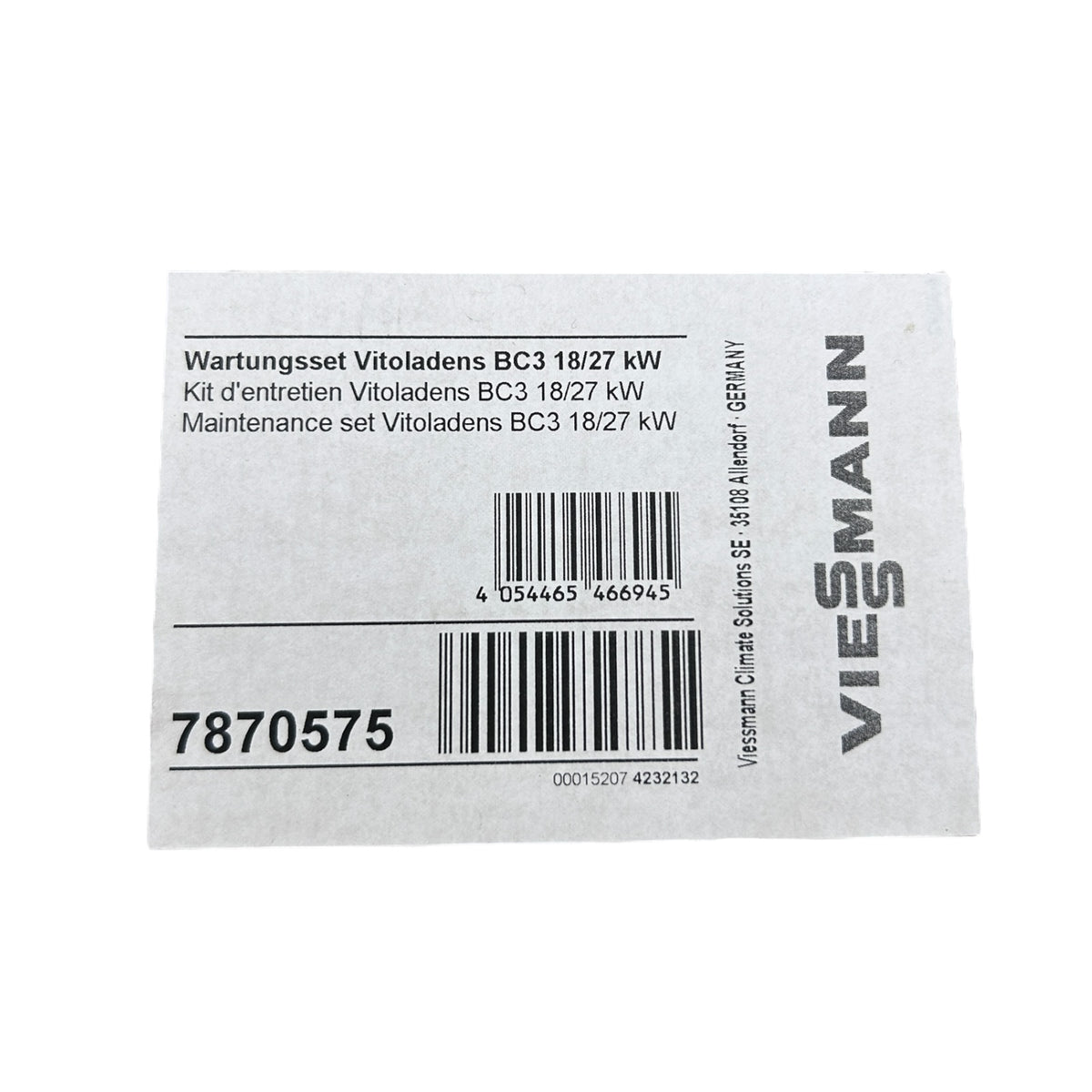 Viessmann 7870575 Wartungsset Vitoladens BC3 18/27 kW NEUNEU geöffnet