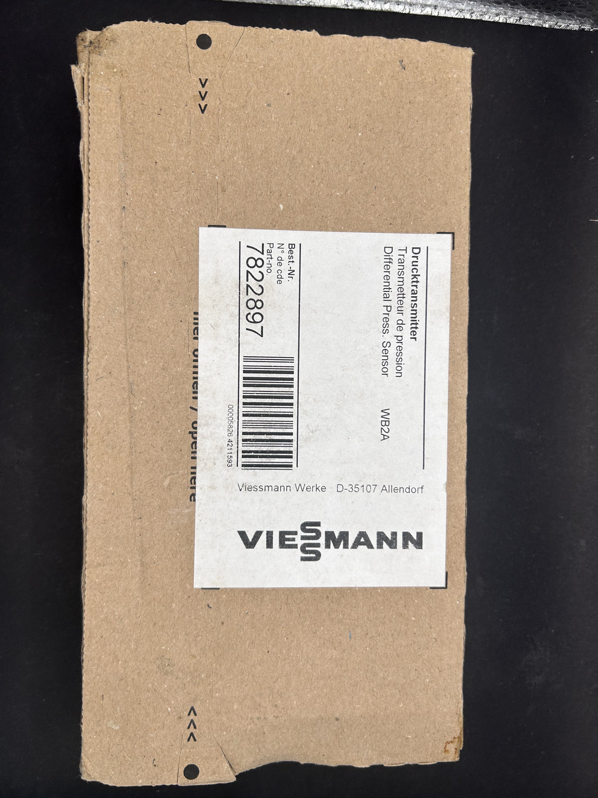 VIESSMANN Drucktransmitter Vitodens Referenz-Nr.: 7822897
