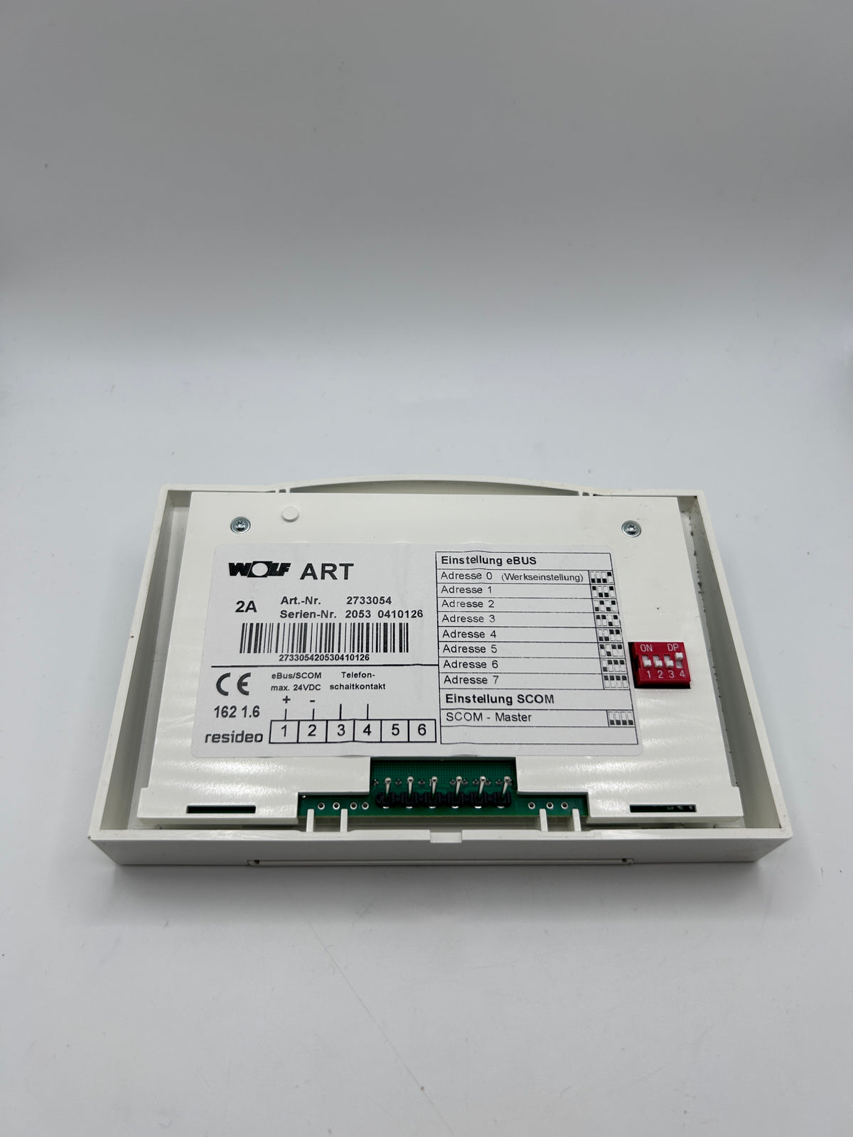 Wolf 2733054 ART Analoger Raum-Temperatur-Regler Thermostat/Steuerung Gastherme