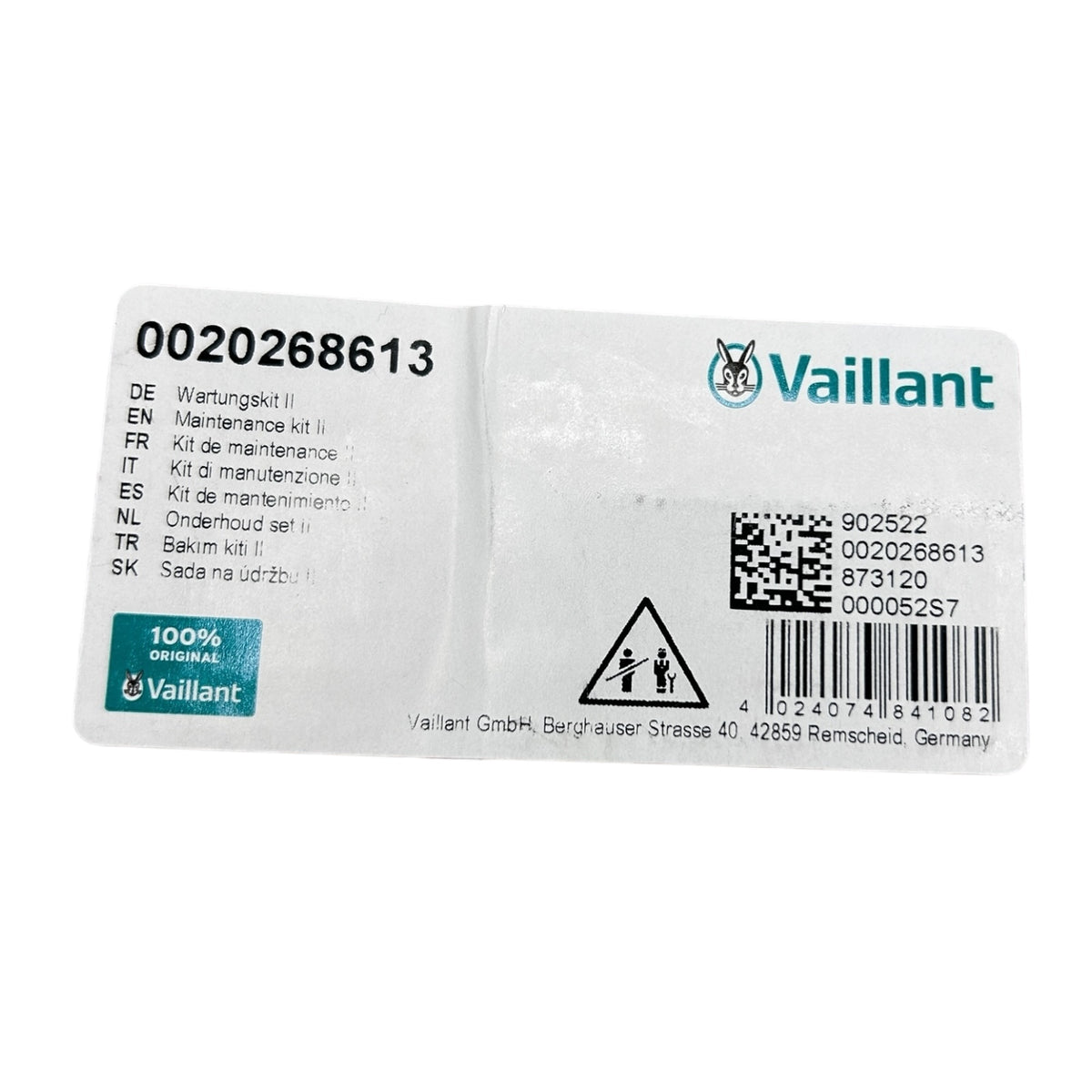 Vaillant Wartungsset II Dichtungset Elektrode VC146 / VCW206 0020268613