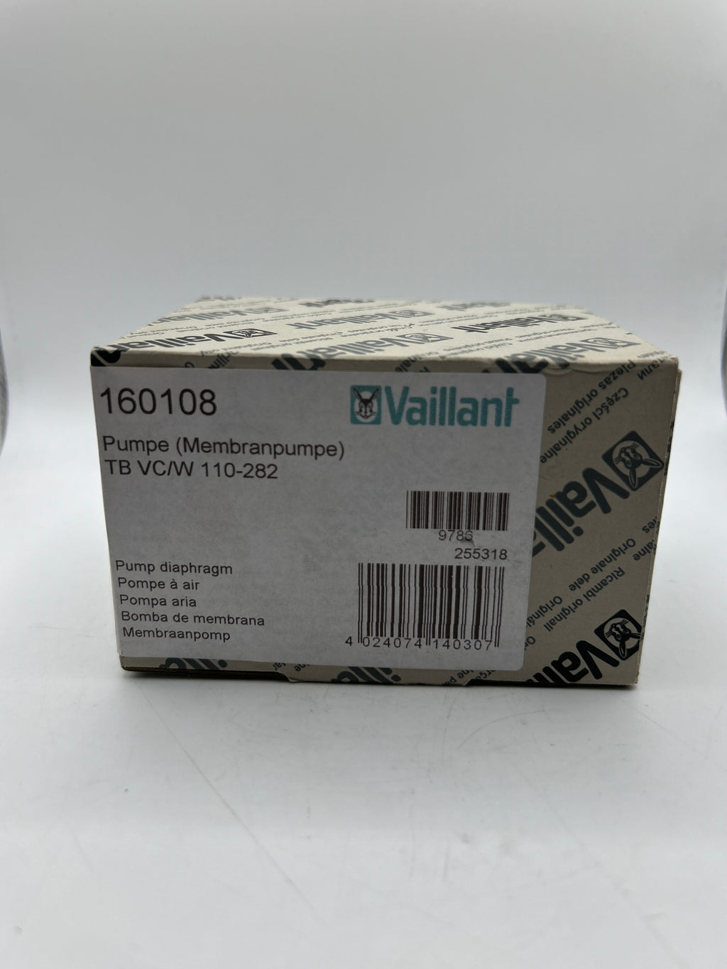 Membranpumpe VAILLANT Membranpumpe 160108 / 16-0108 VC VCW 110-282 Membran Pumpe