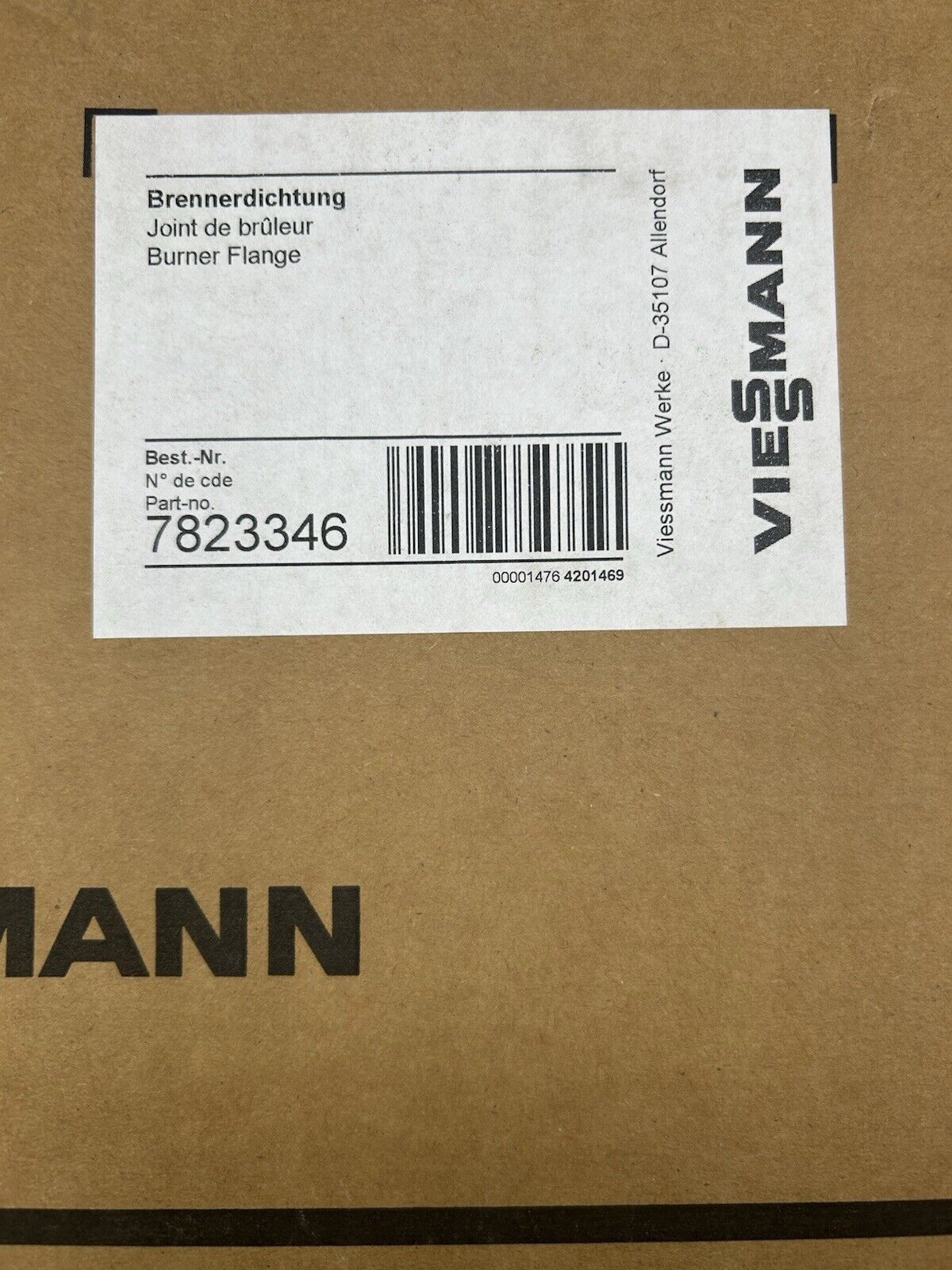 Brennerdichtung Viessmann 7823346 Diverse Typen von Vitodens 333 WS3B 13/19 KW