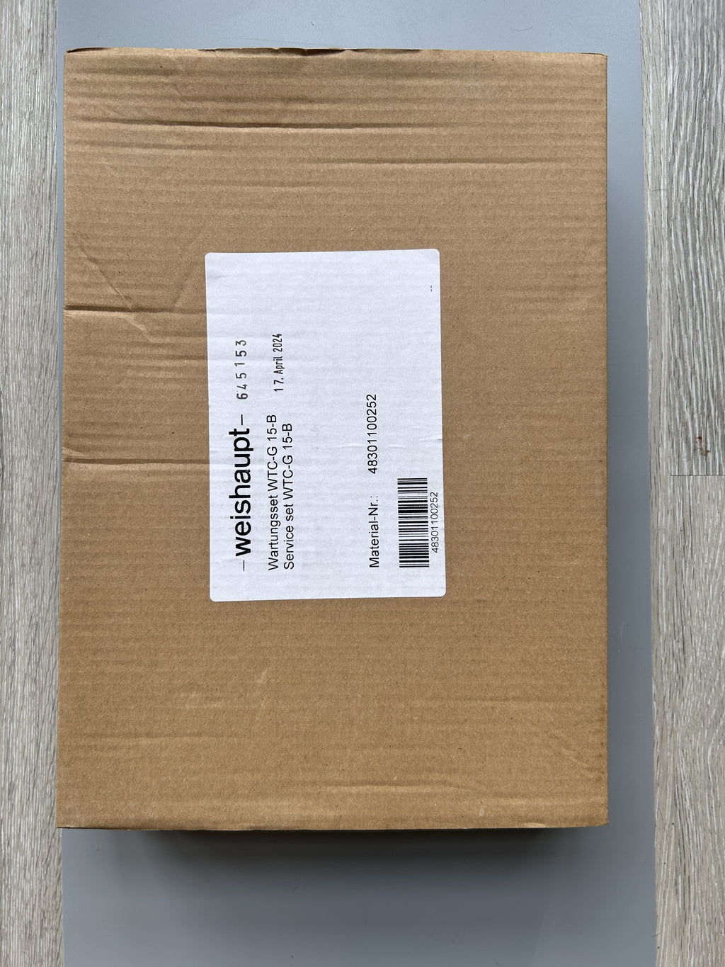 Weishaupt Set WTC-GW GB 15-B Zündelektrode Dichtung 48301100252 ers. 48301100232